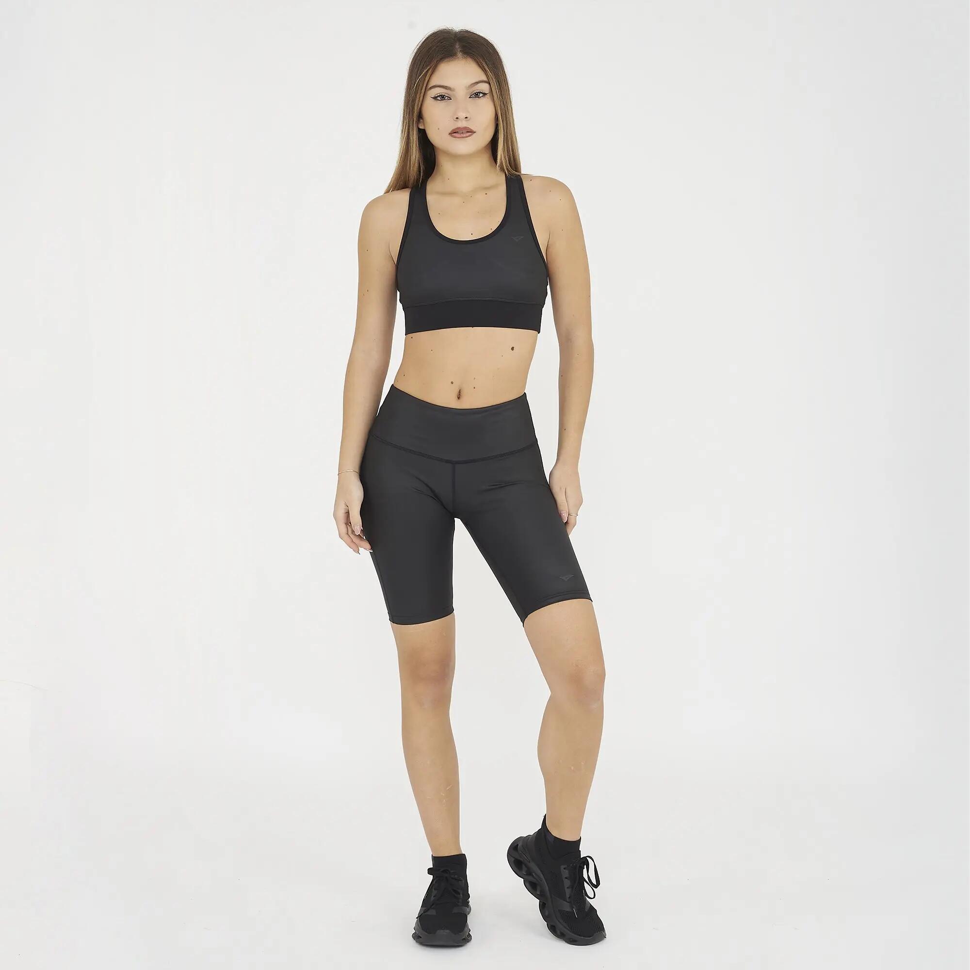 Women's Training Cycling Shorts REA Compression Fabric 3/6