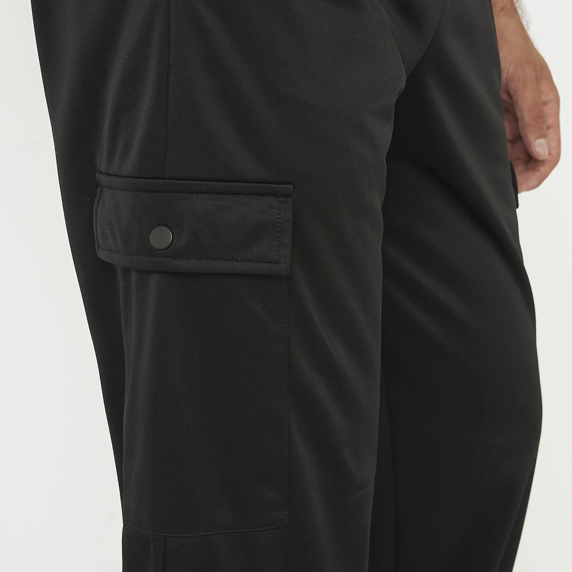 Cargo acetate pants with pockets 6/8