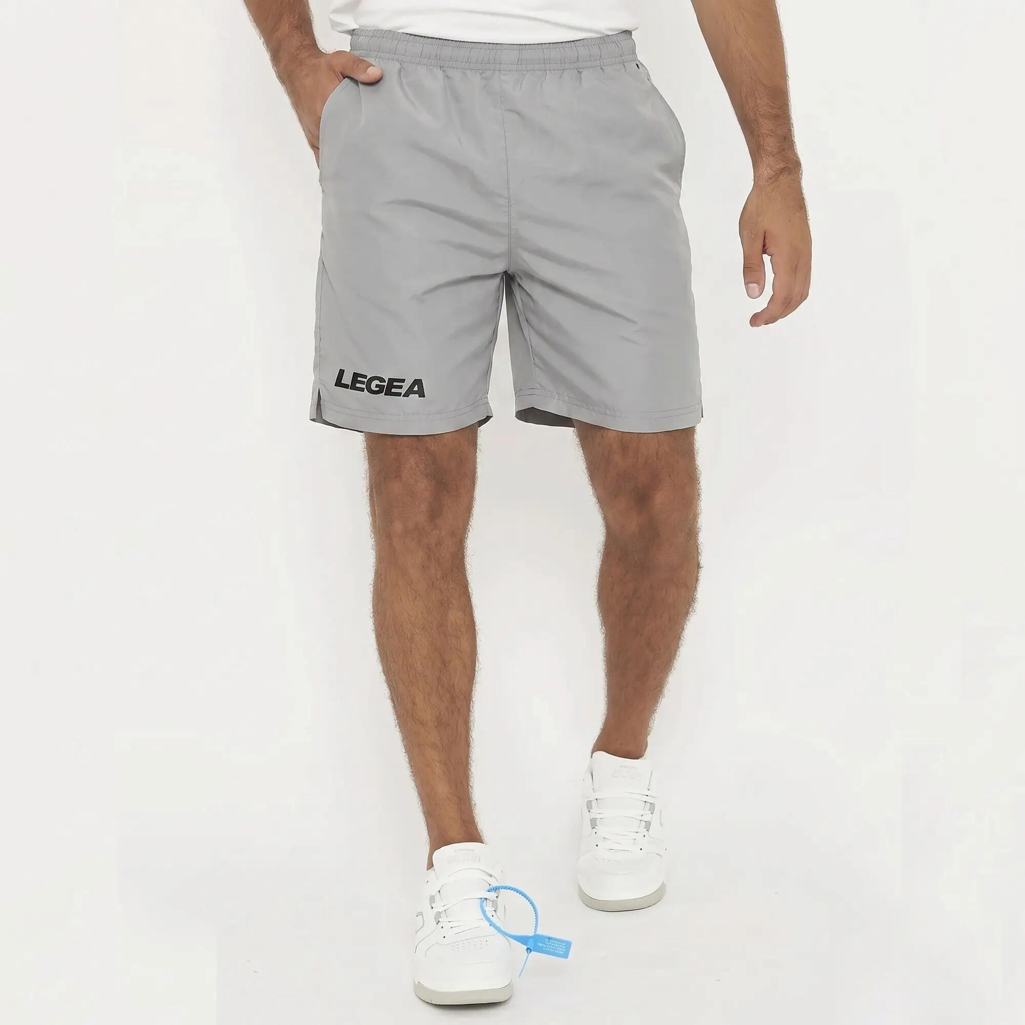 Femei Running Bermuda Traspirant cu Talie Elasticizata si Buzunare Laterale Gri