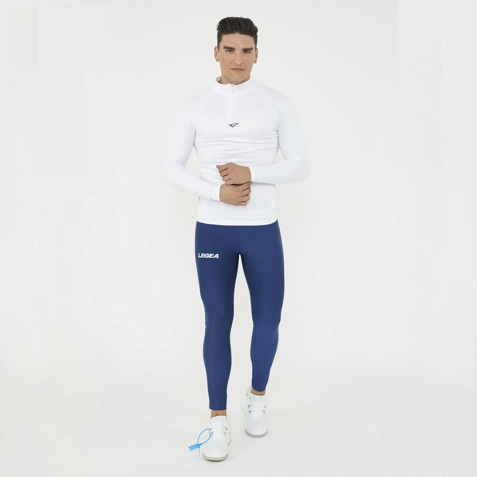 Calças Masculinas de Corrida PANT SLANCIO Slim Fit Ergonómicas Azuis 3/7