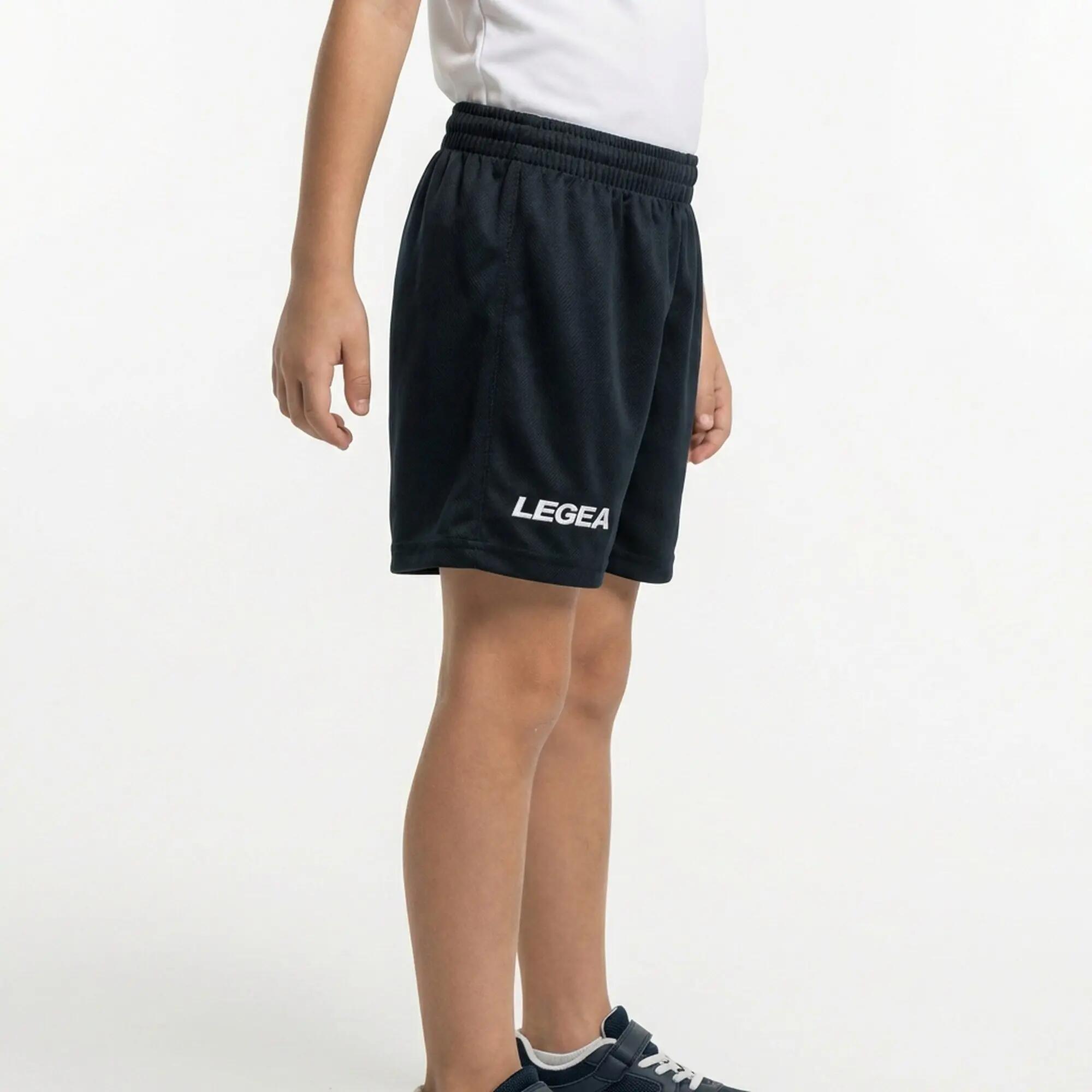 Men's Running Shorts Napoli 100% Polyester Black 3/4