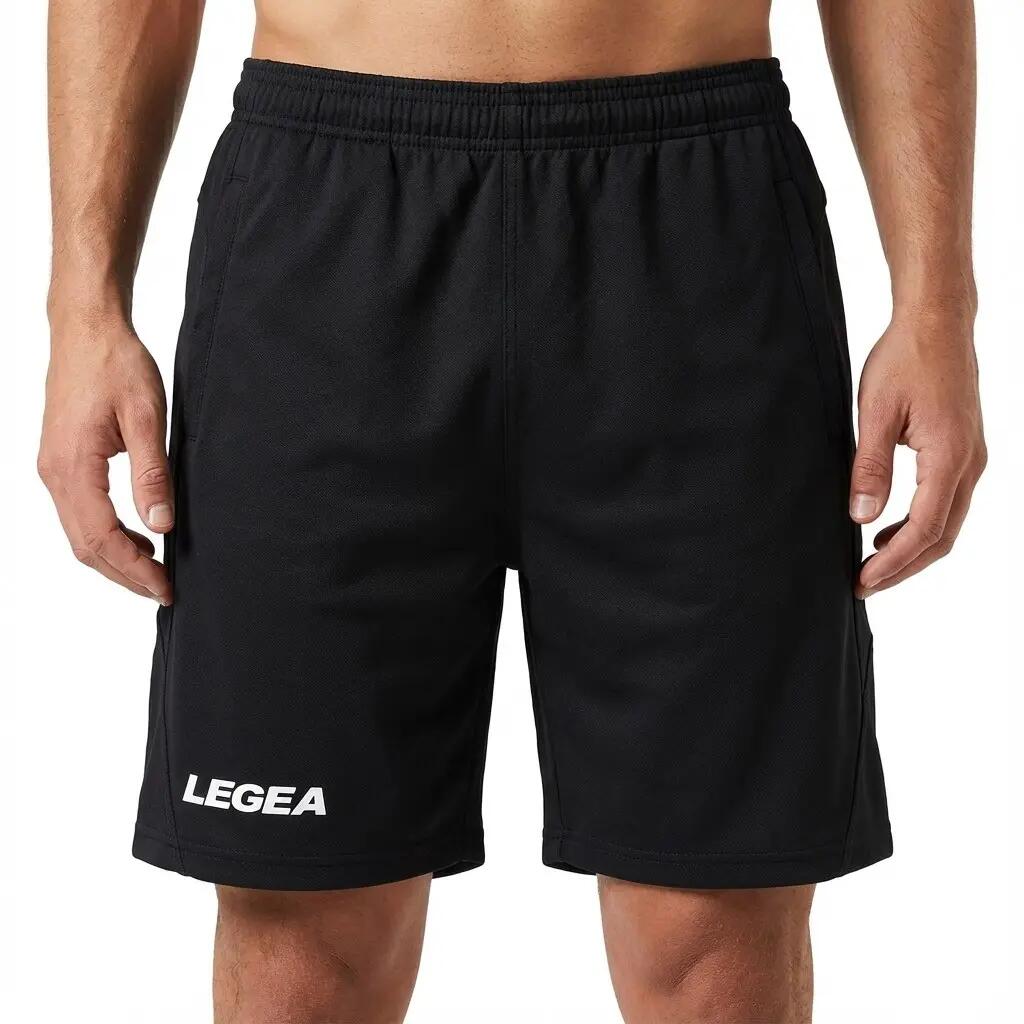 Europa Trainingsshorts Voetbal Zwart 3/6