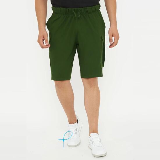 Bermuda de sport en coton avec grandes poches F9 CARGO