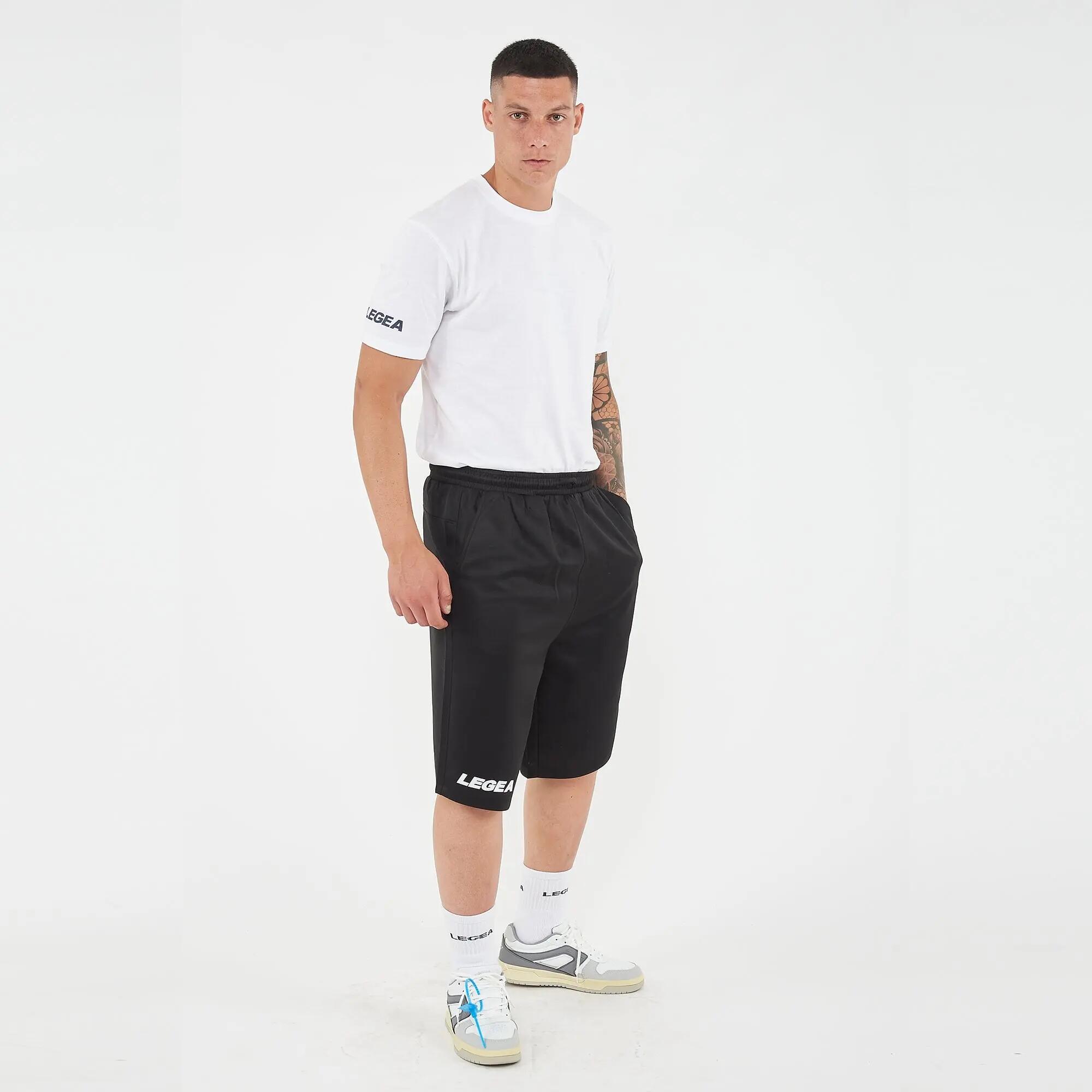 Mężczyzna Sport Bermuda Poliester Kluczowe Cechy Czarny 3/8