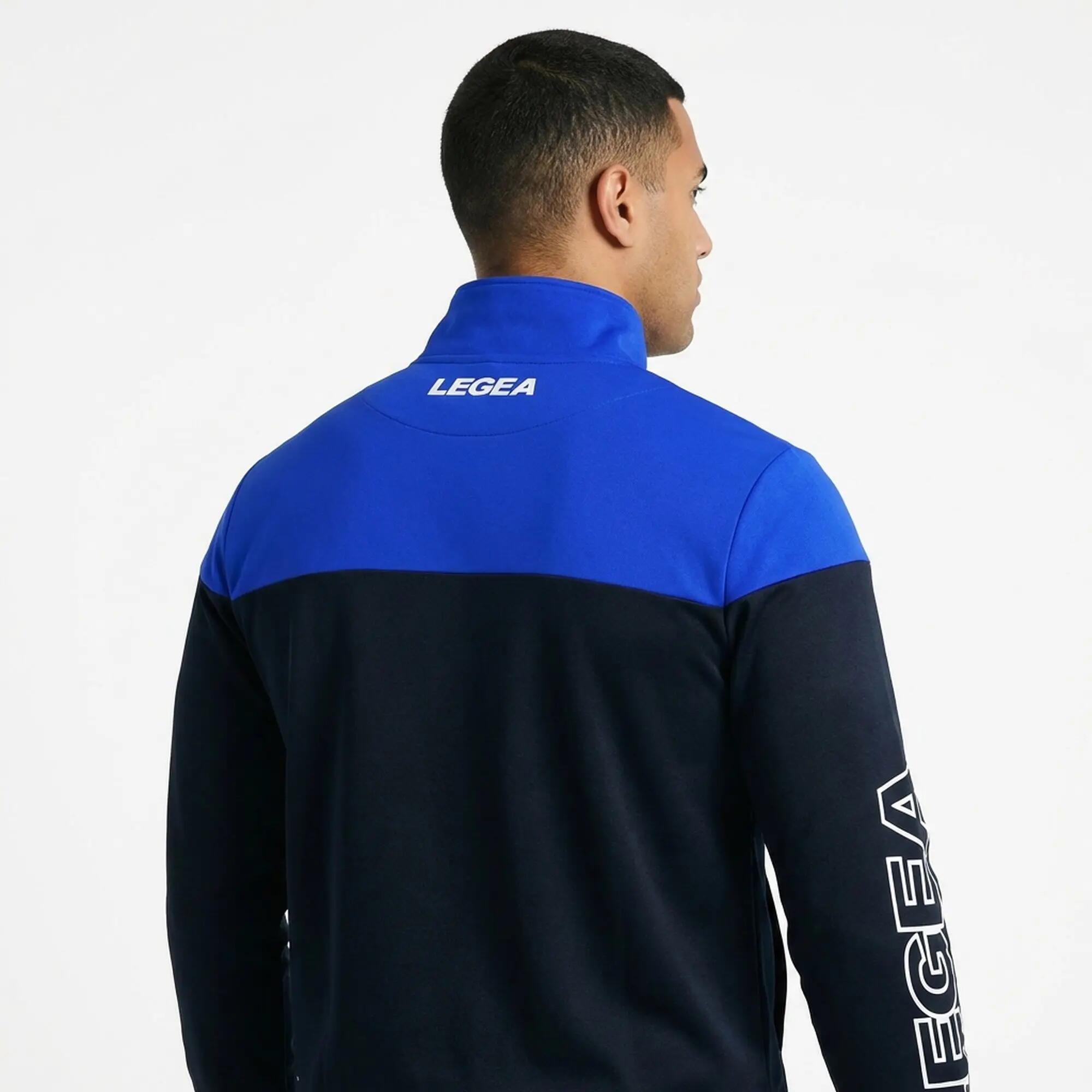 Giacca sportiva Oversize con zip ONTARIO nera azzurra 4/7