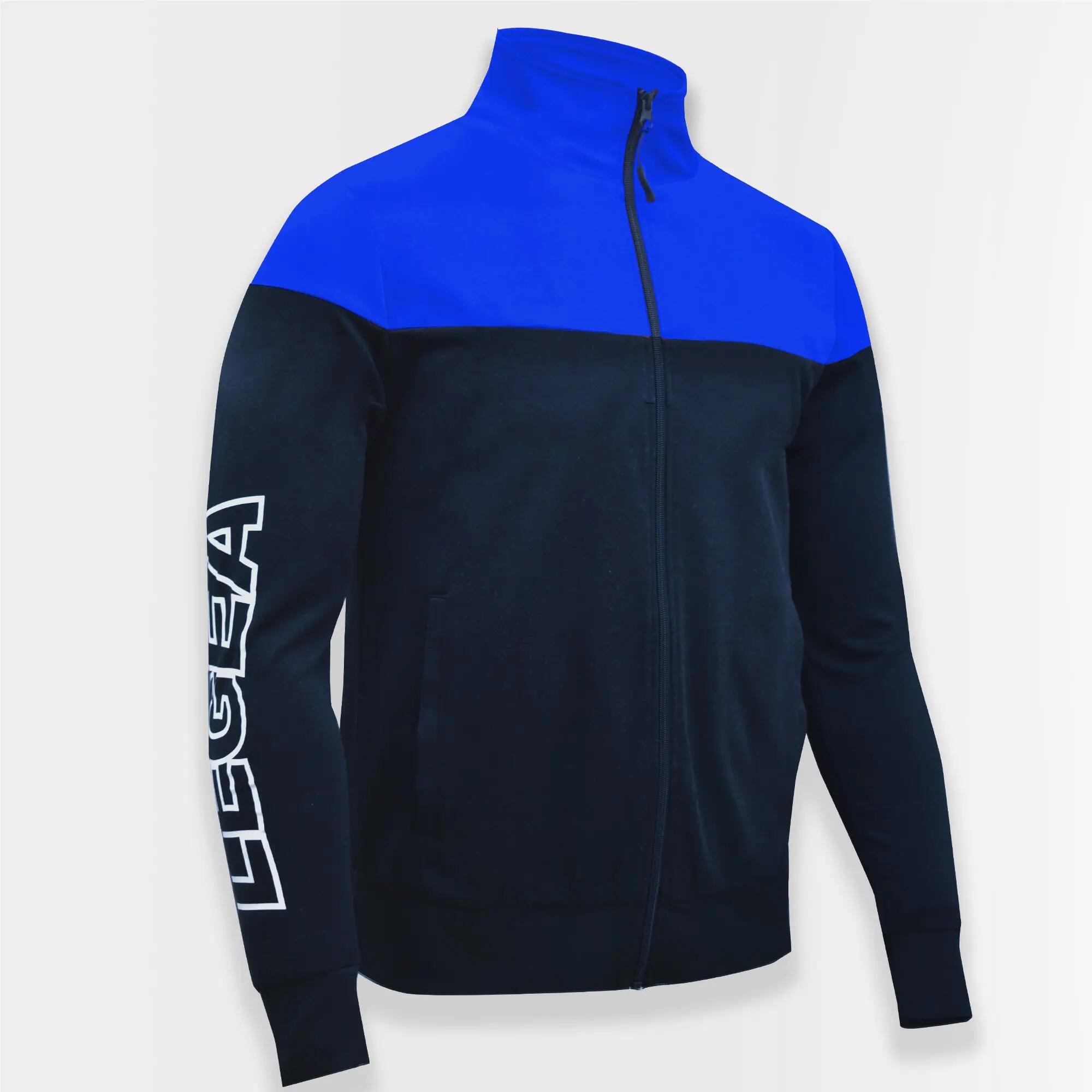 Giacca sportiva Oversize con zip ONTARIO nera azzurra 3/7