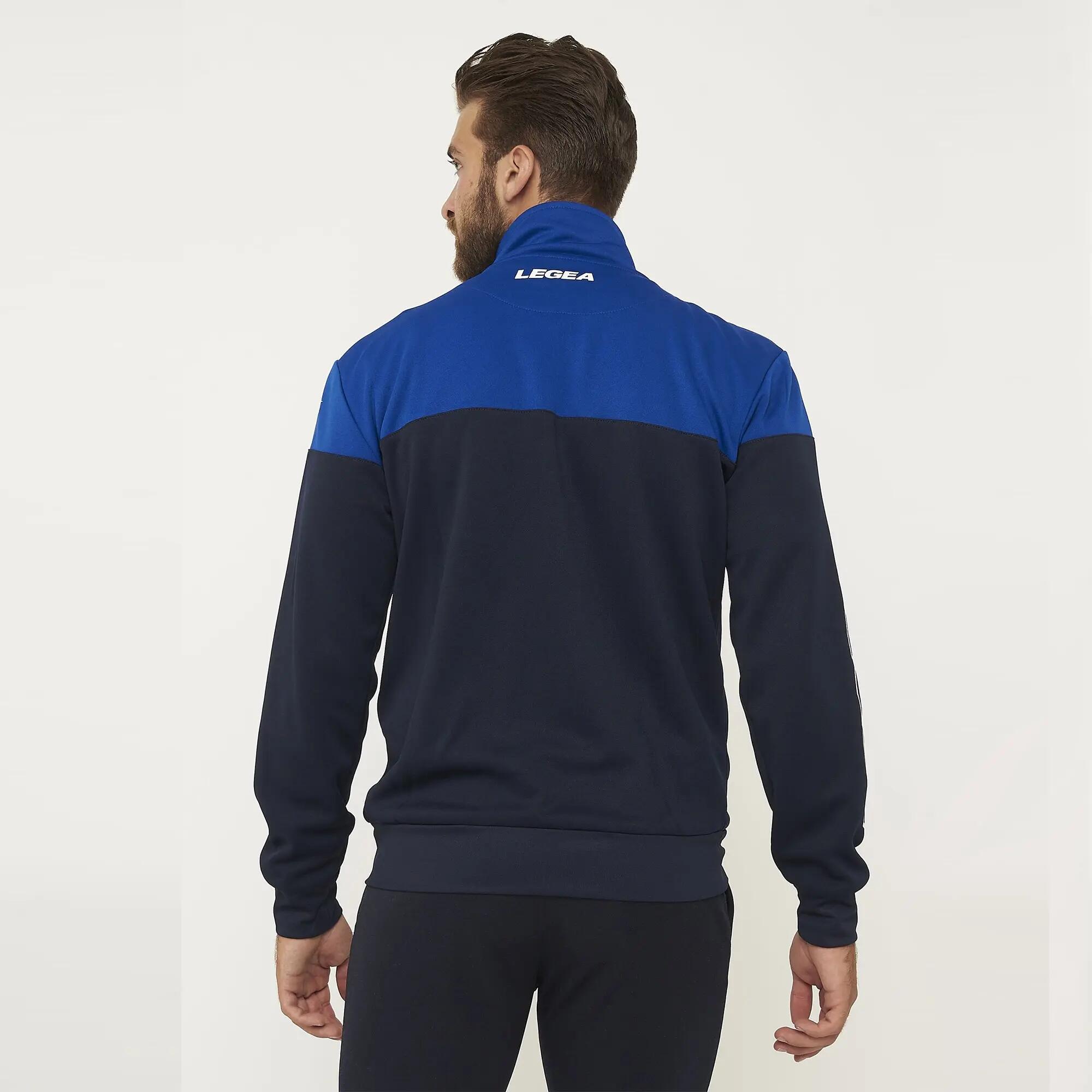 Giacca sportiva Oversize con zip ONTARIO nera azzurra 2/7
