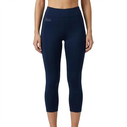 Femme Course Capri Taille Haute Bleu