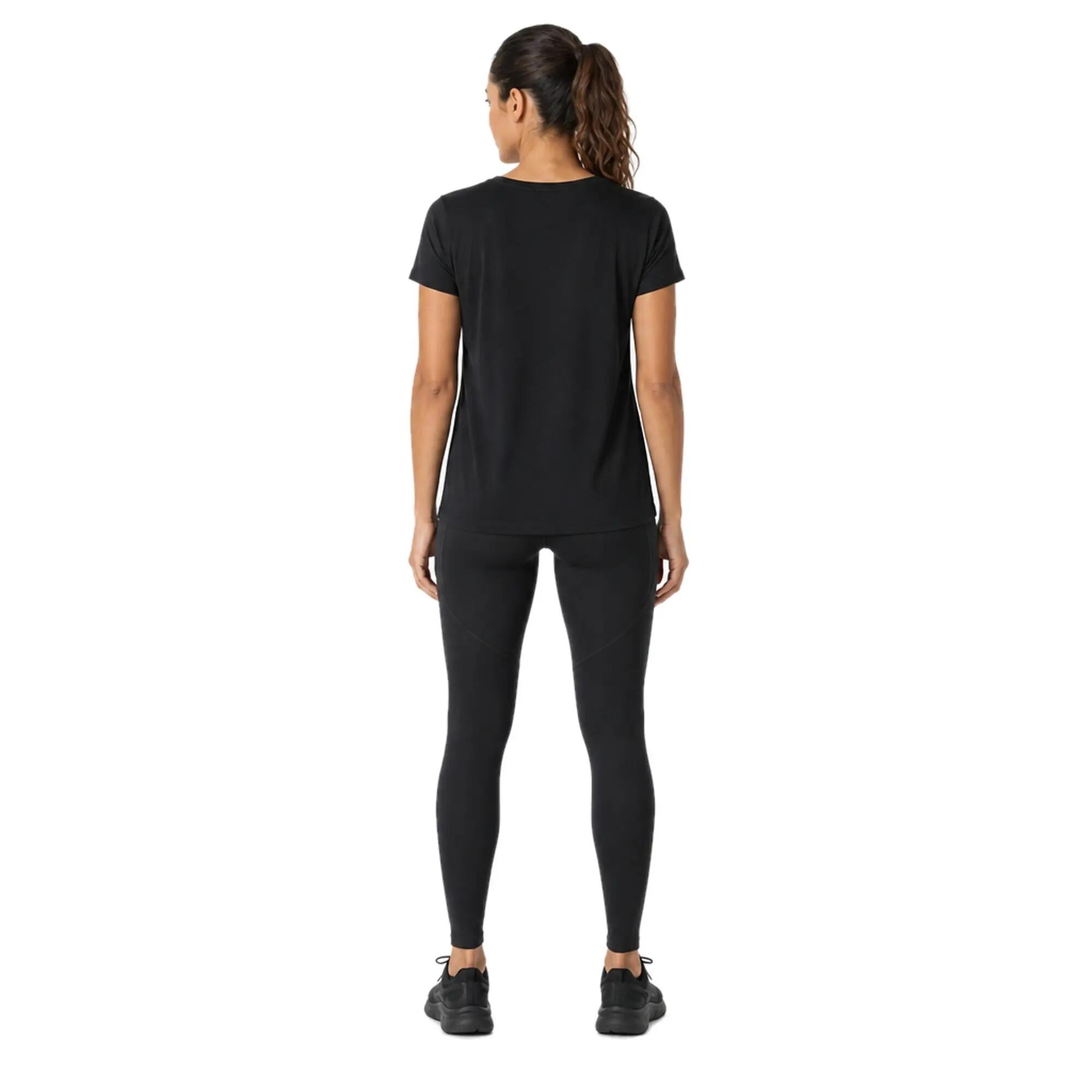 Leggings da running vita alta Nereide nero 2/5
