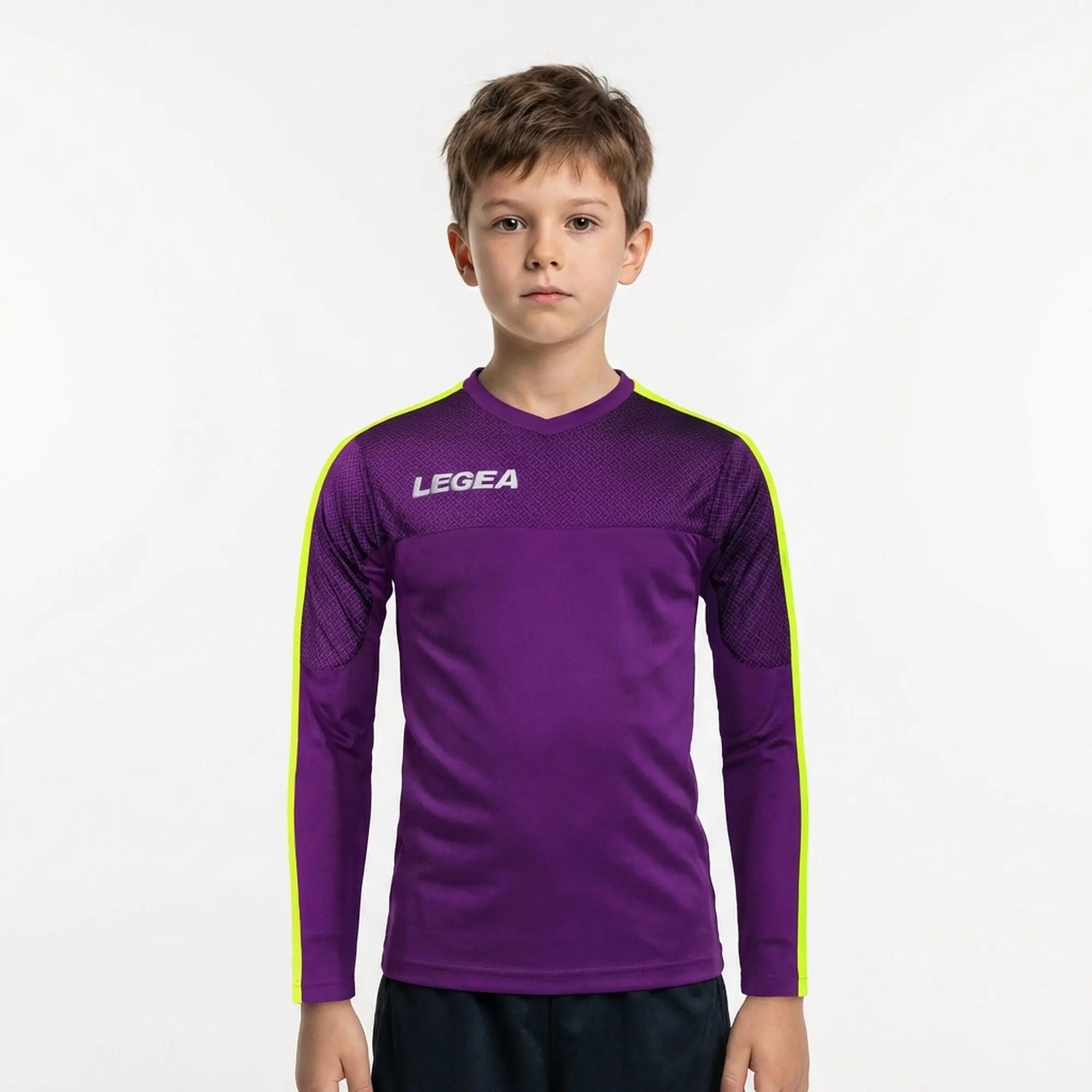 Lot de 10 maillots de football ATENE violet-jaune fluo - taille 2XS (enfant) 4/6