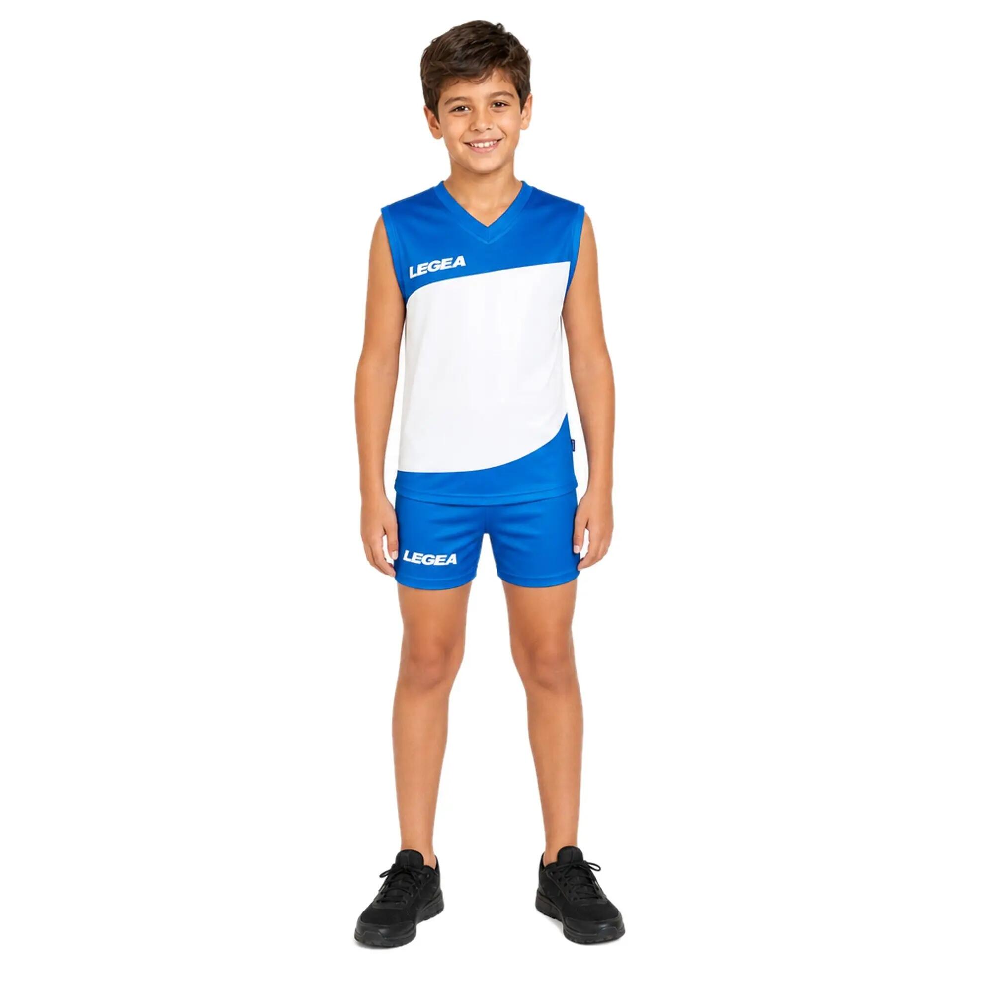Men's Football Kit Romagna 100% Polyester Blue-White 4/9