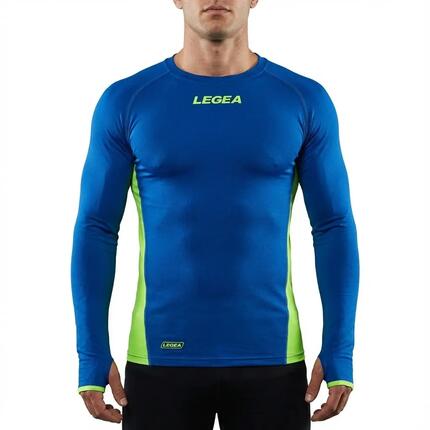 Homme Running Manchons ACT-SLEEVES ANTIC Bleu Clair-Vert Fluo