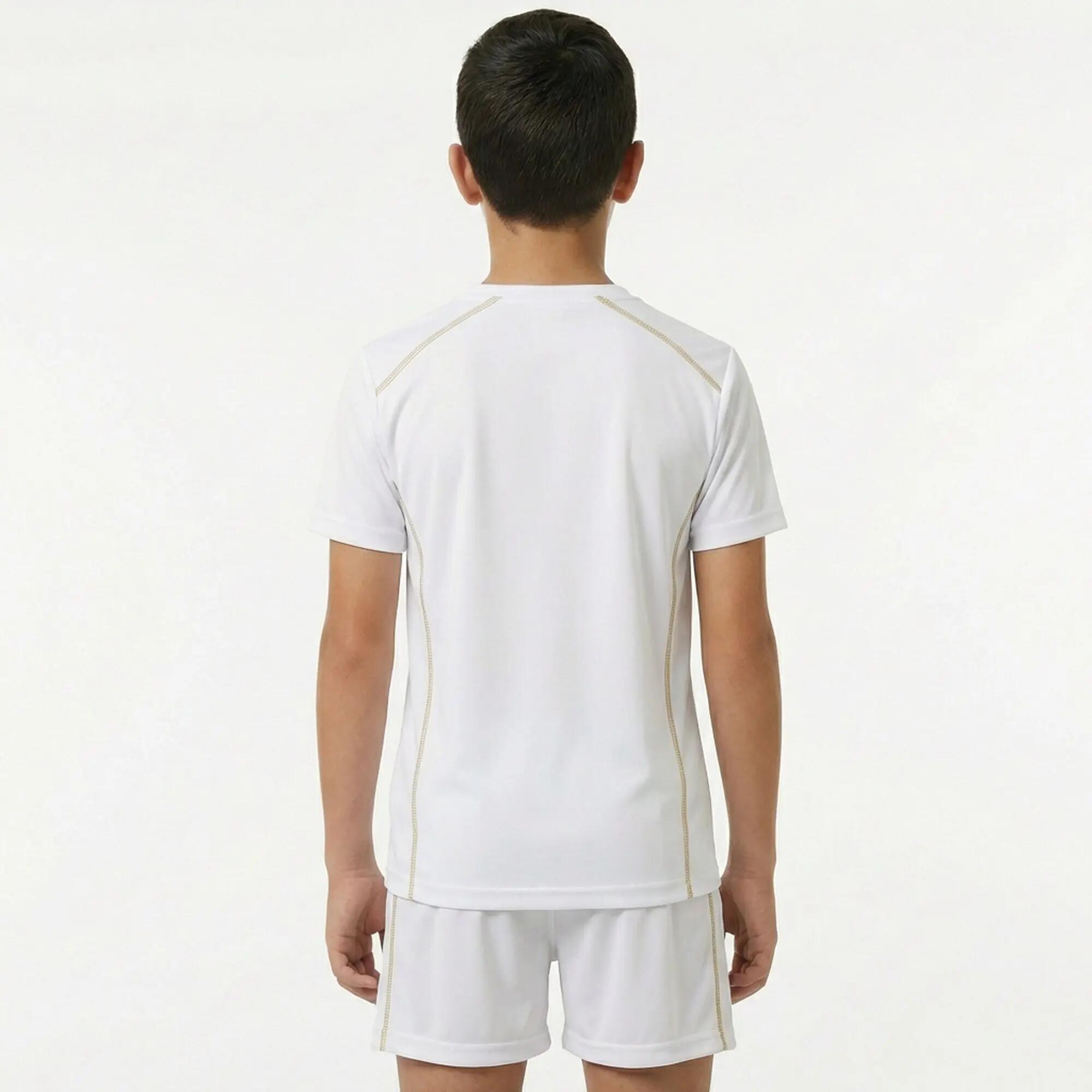 Kit de voleibol Storm para jogos e treinos branco-dourado 2/3