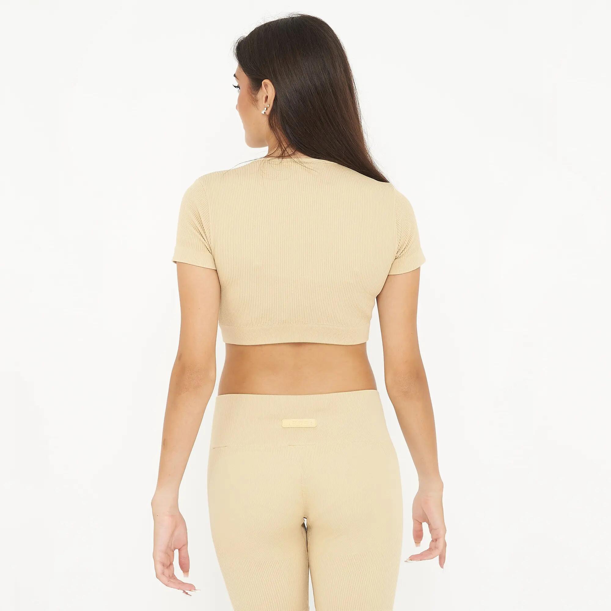 Women's Training Crop Top WAY Short Sleeves 2/6