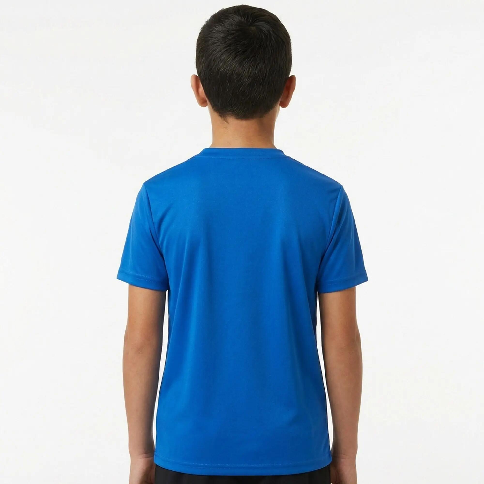 Ademende Pristina MC hardloopshirt blauw-wit Junior 2/10