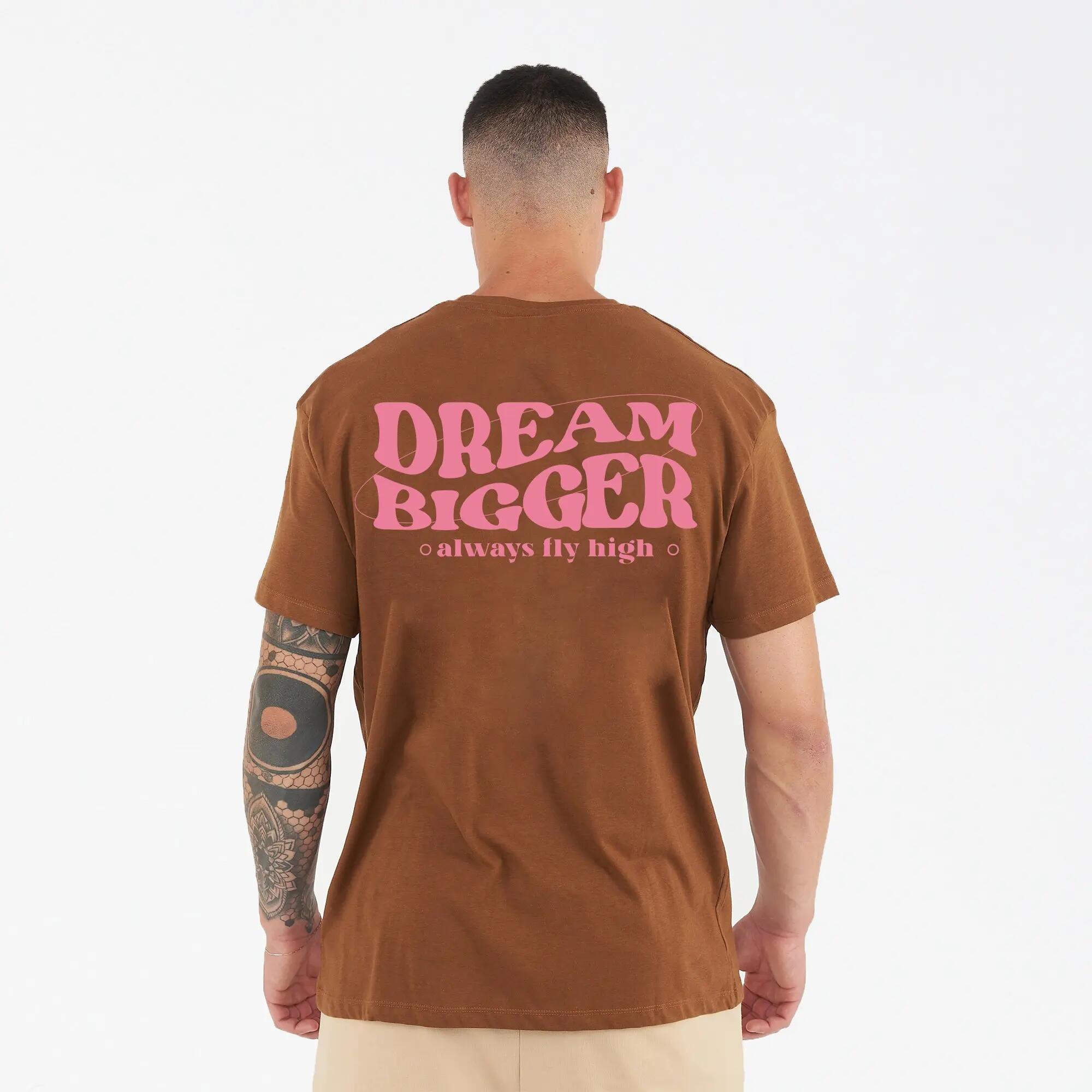 T-shirt in cotone BIGGER marrone 3/6