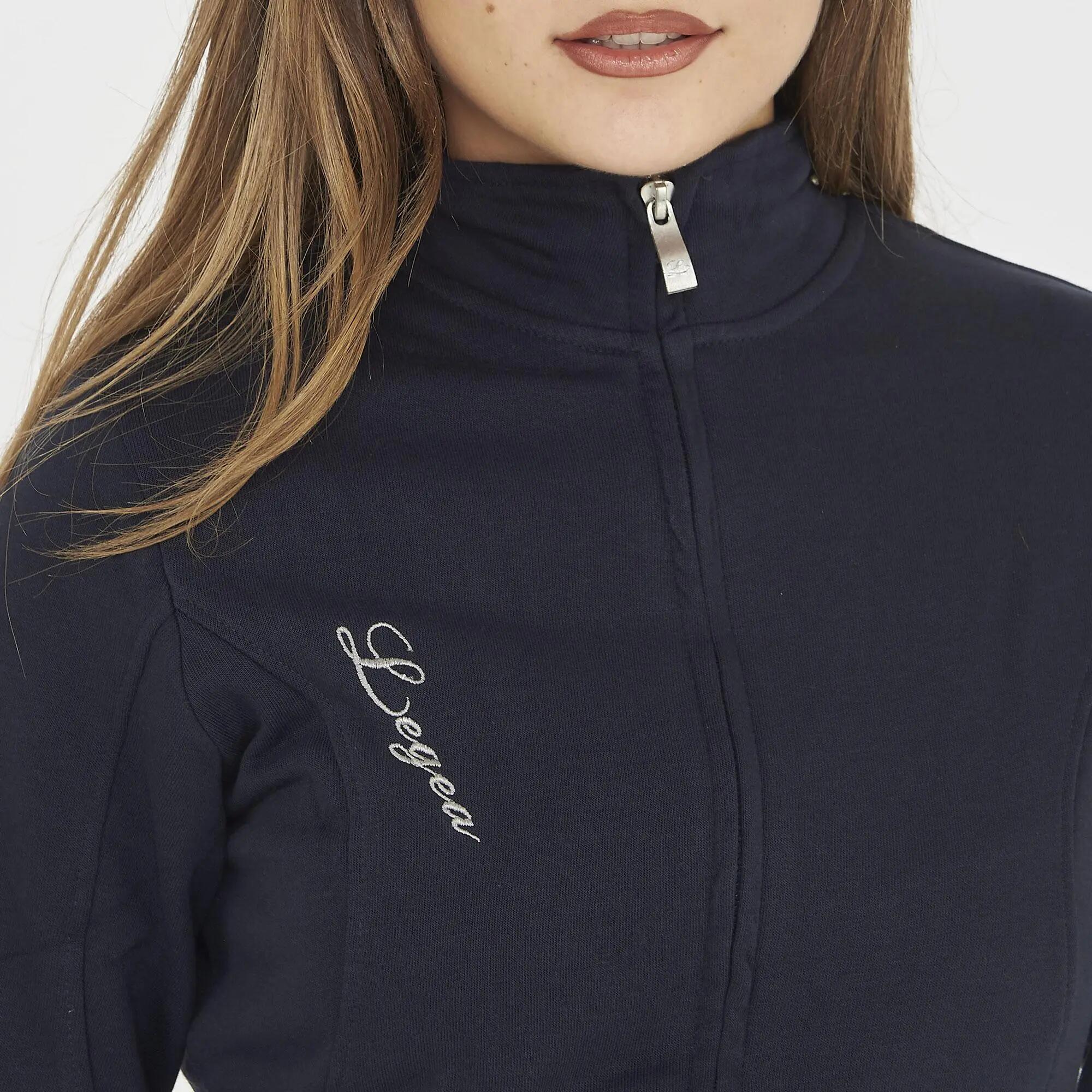 Men's Training Sweatshirt with Half Zip Karida Blue 6/7