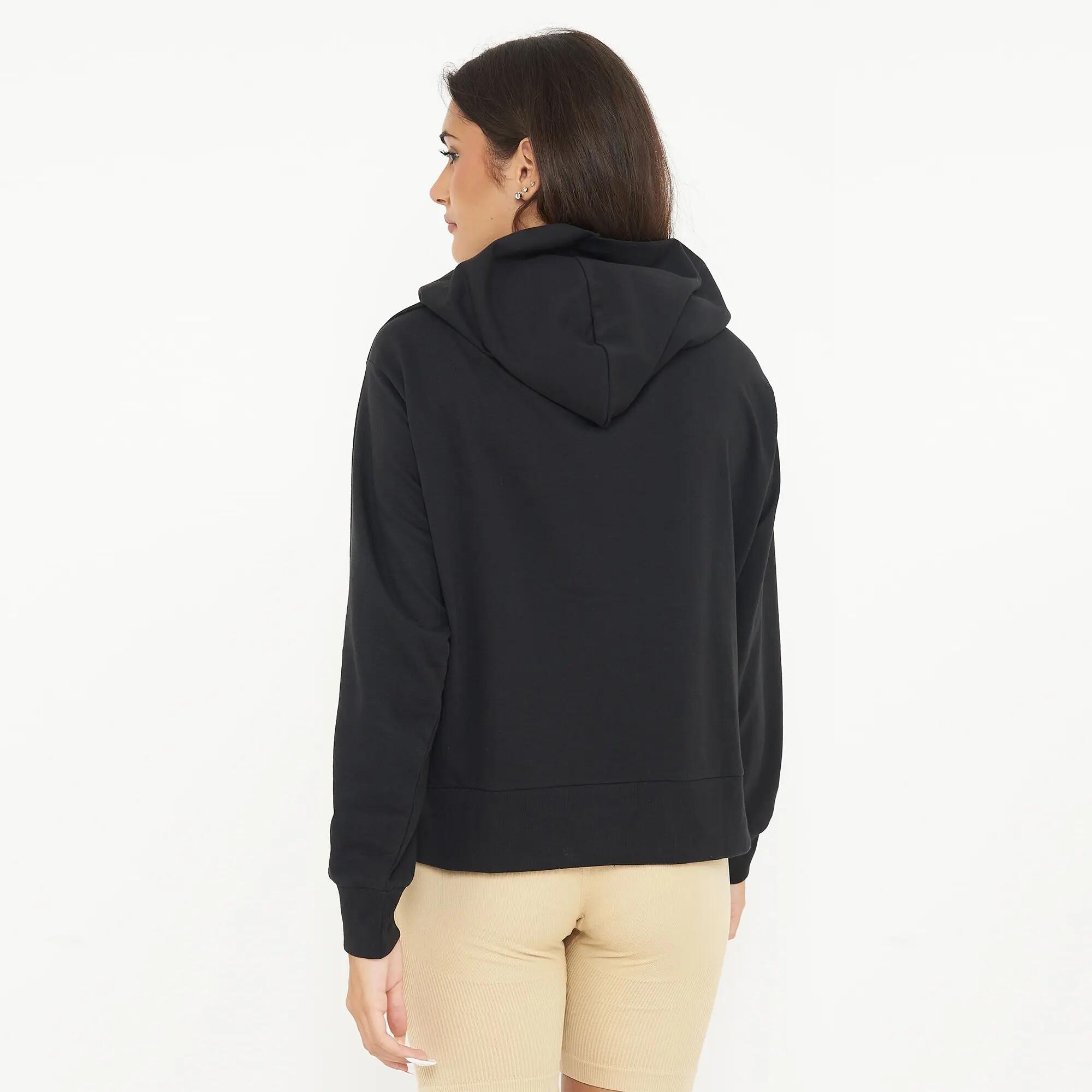 Unisex kapucnis pulóver F BOXY fekete 2/7