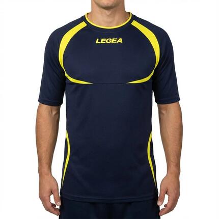 T-shirt de running homme à manches courtes respirant noir-blanc Junior