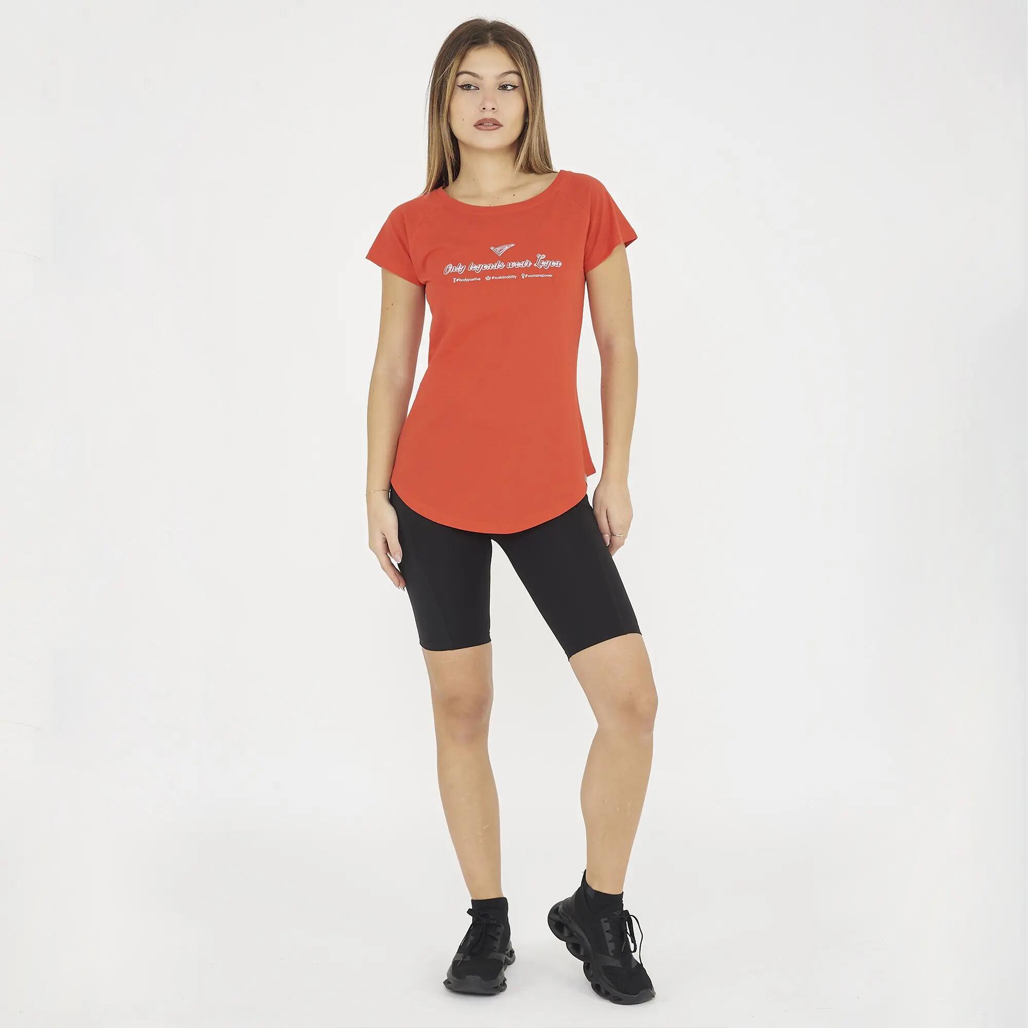Camiseta de gimnasia para mujer Cillene coral 3/6