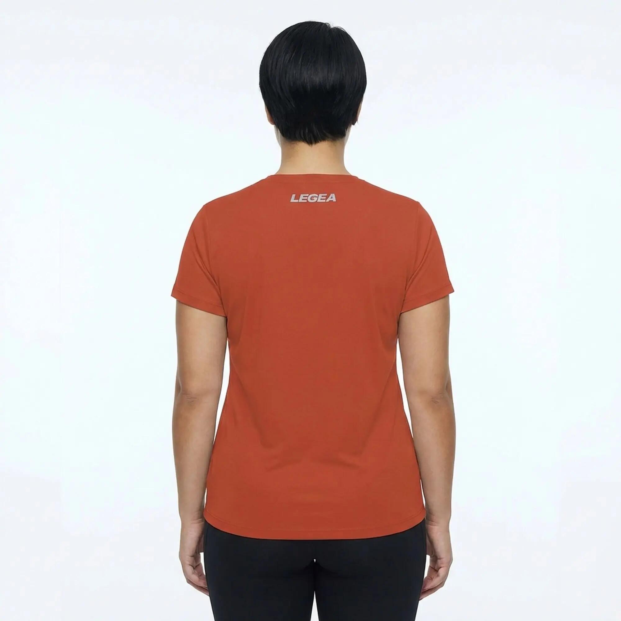 Women's Gym Cotton T-shirt GAMINEDE Coral 2/7
