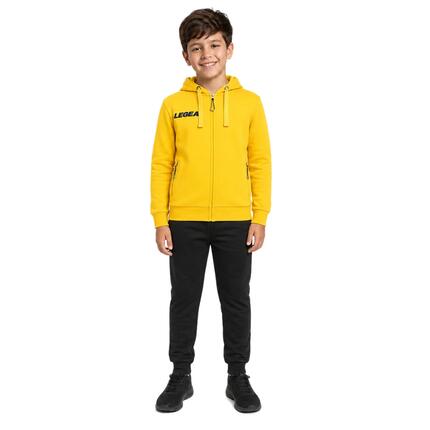 Fille Course Vêtement Sweat à Capuche Sarajevo Junior Gris Mélangé