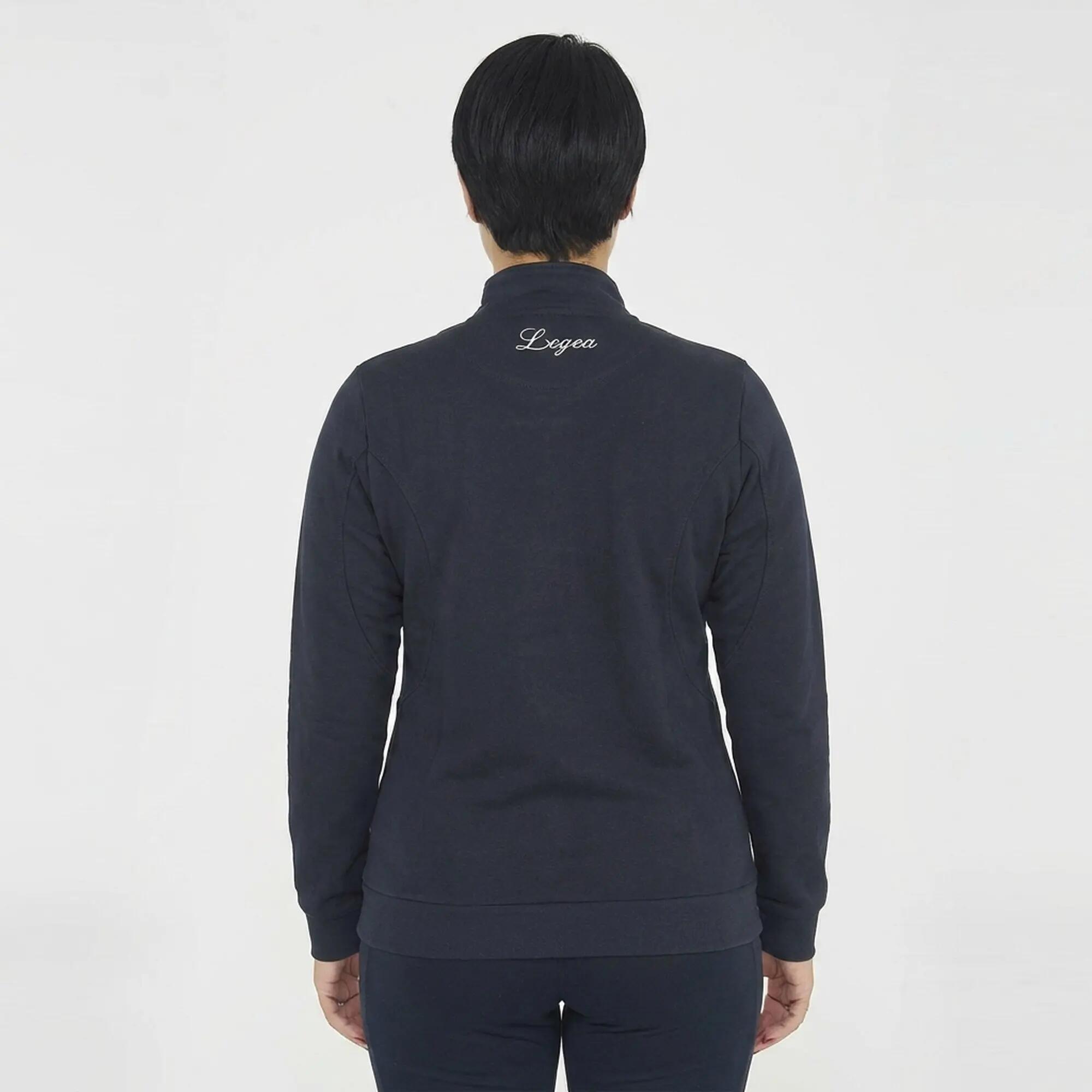Men's Training Sweatshirt with Half Zip Karida Blue 2/7