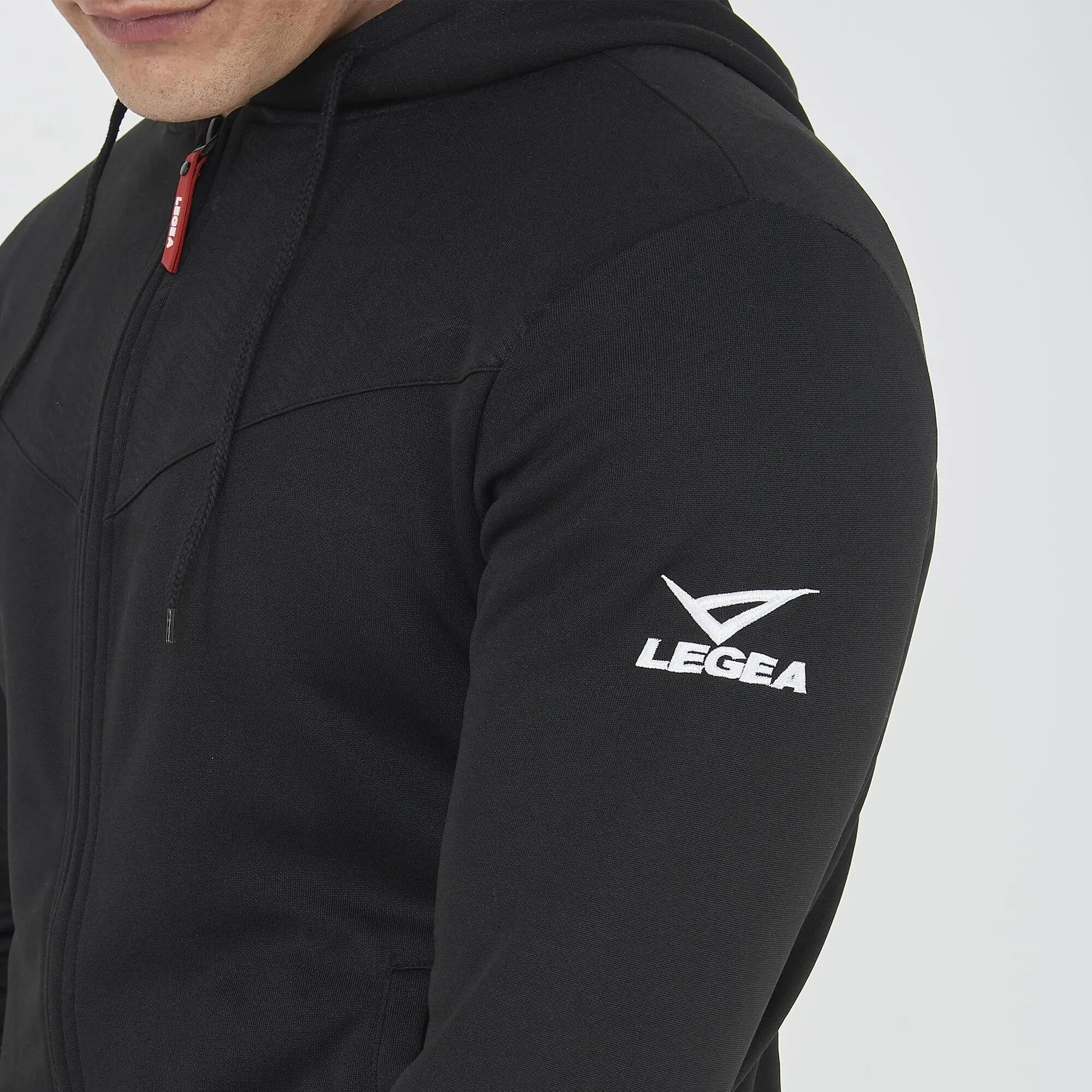 Damen Laufjacke Saburo Kapuze Schlüsselmerkmale Schwarz 7/8