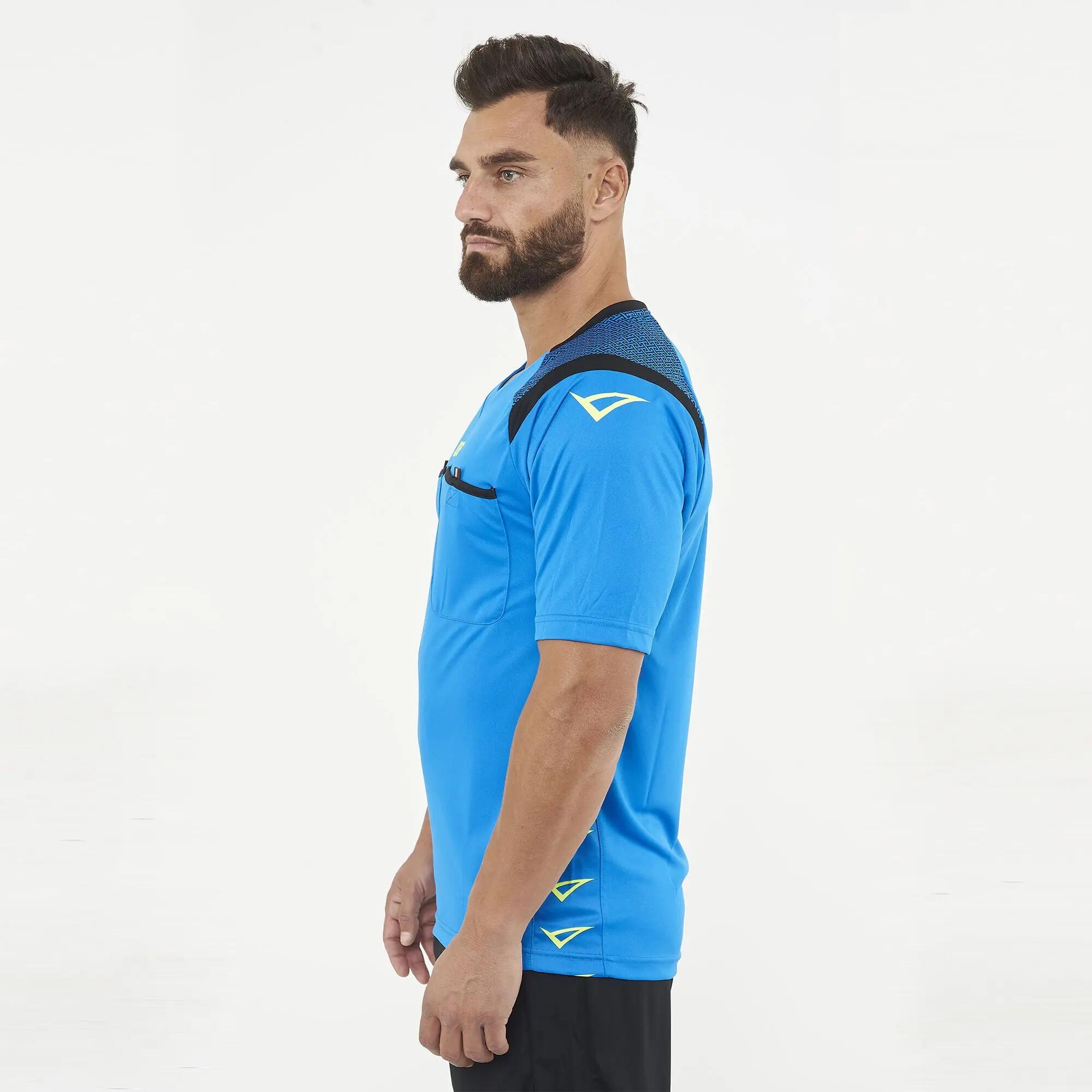 Unisex Referee Sports Jersey with Embroidered Logos and Short Sleeves PIREO 3/7