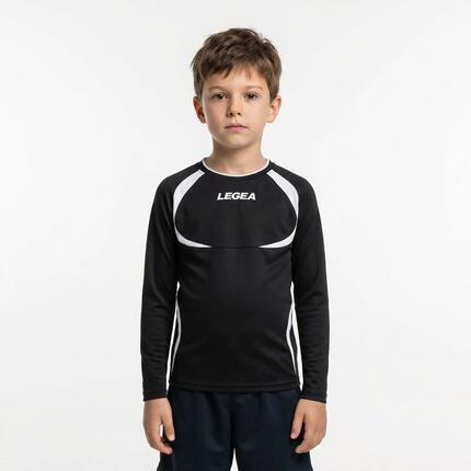 T-shirt de running Taipei ML respirante bleu-ciel-blanc