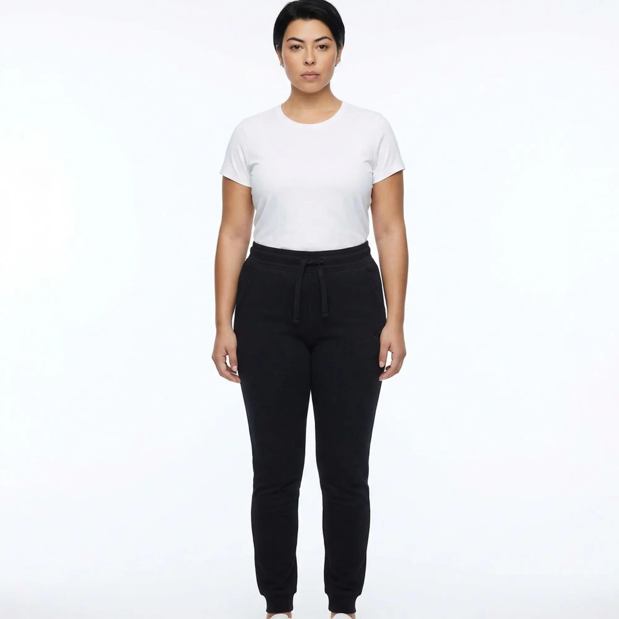 Spodnie sportowe z bawełny PANT F SKINNY oversize 4/4