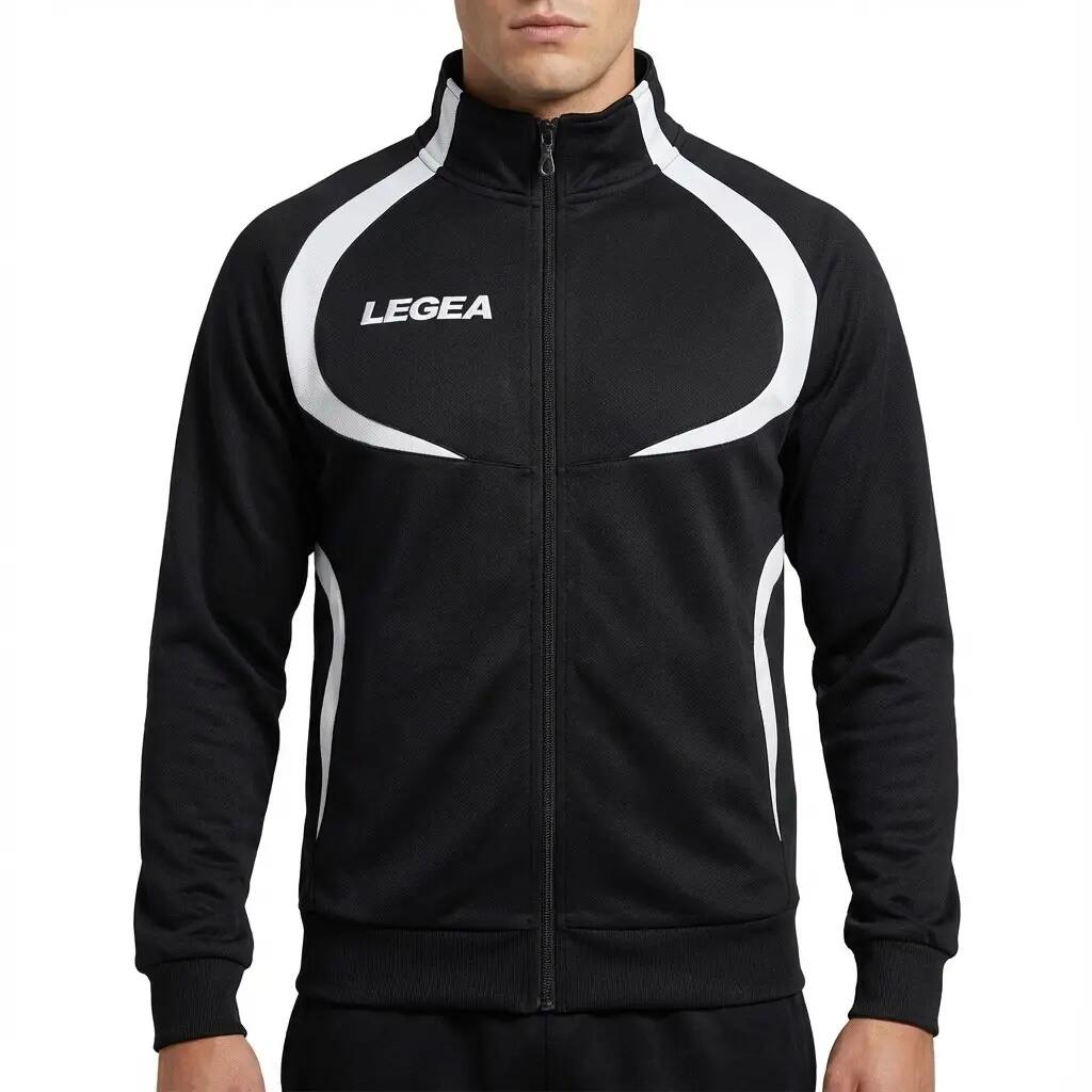 Bărbați Running Giacca Tokyo Traspirant Negru-Alb