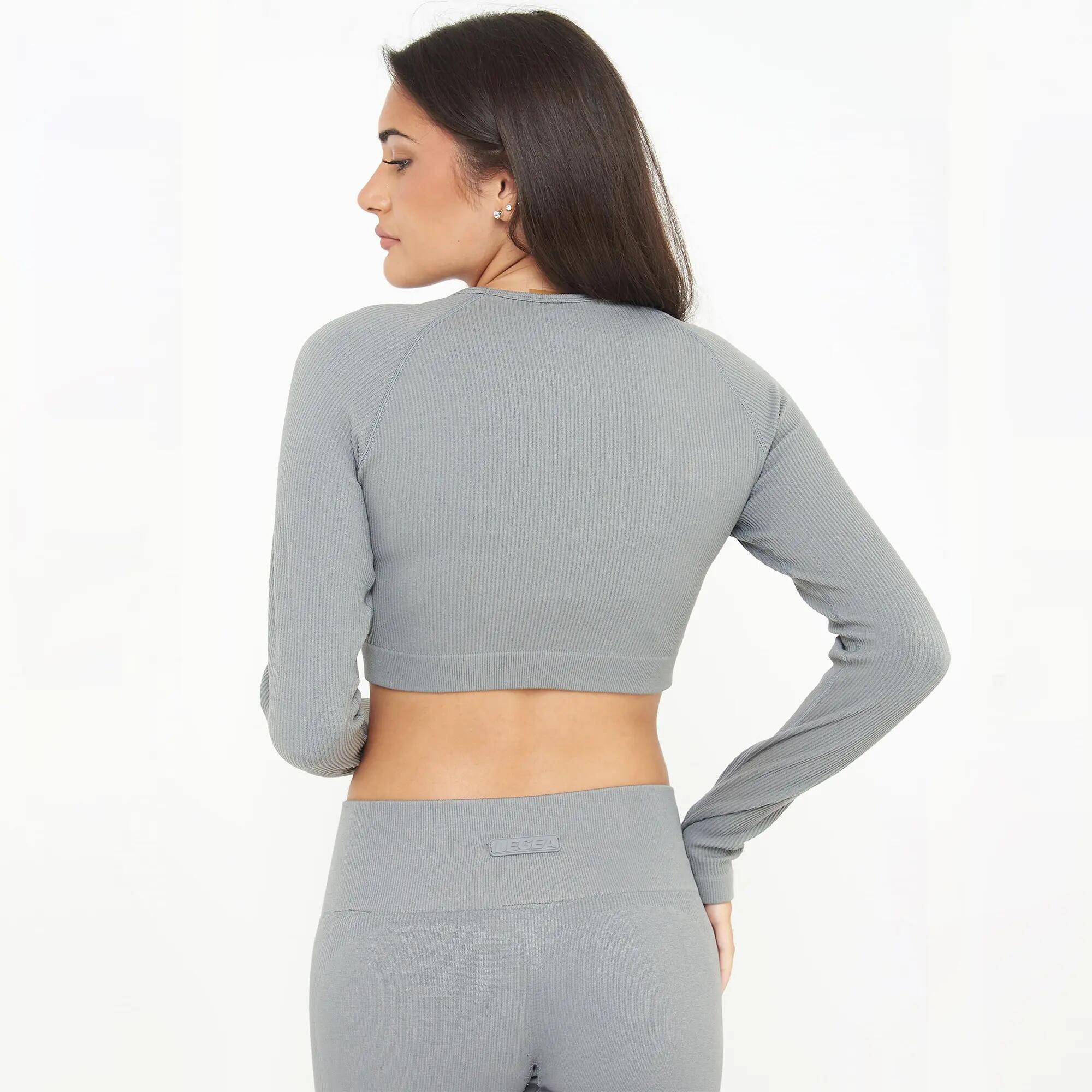 Maglia Crop Top da allenamento IMALA maniche lunghe 2/6
