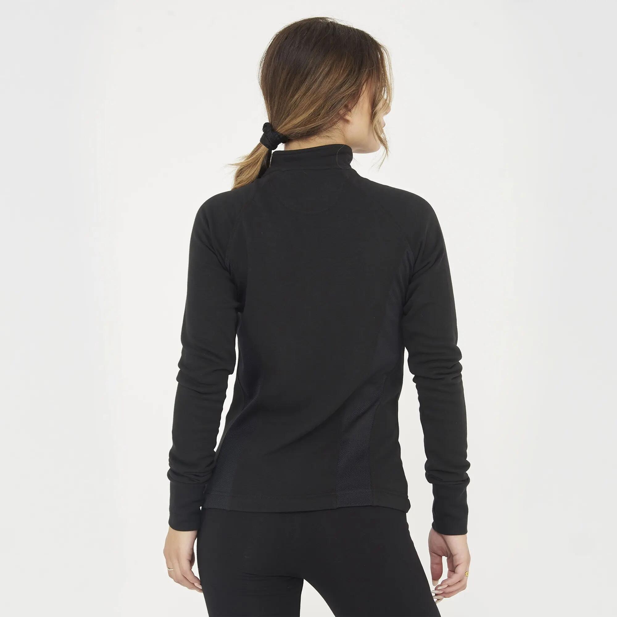 Femme Training Sweat à Capuche et Zip Dafne Noir 2/7