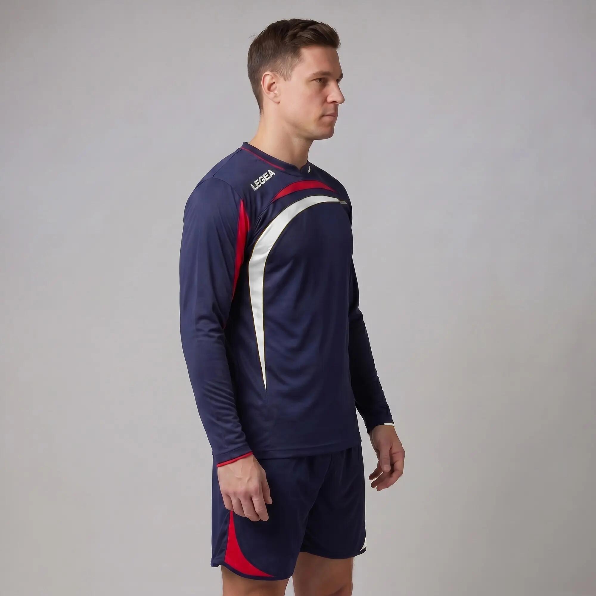 Men's Football Training Kit Blue-Red 3/3