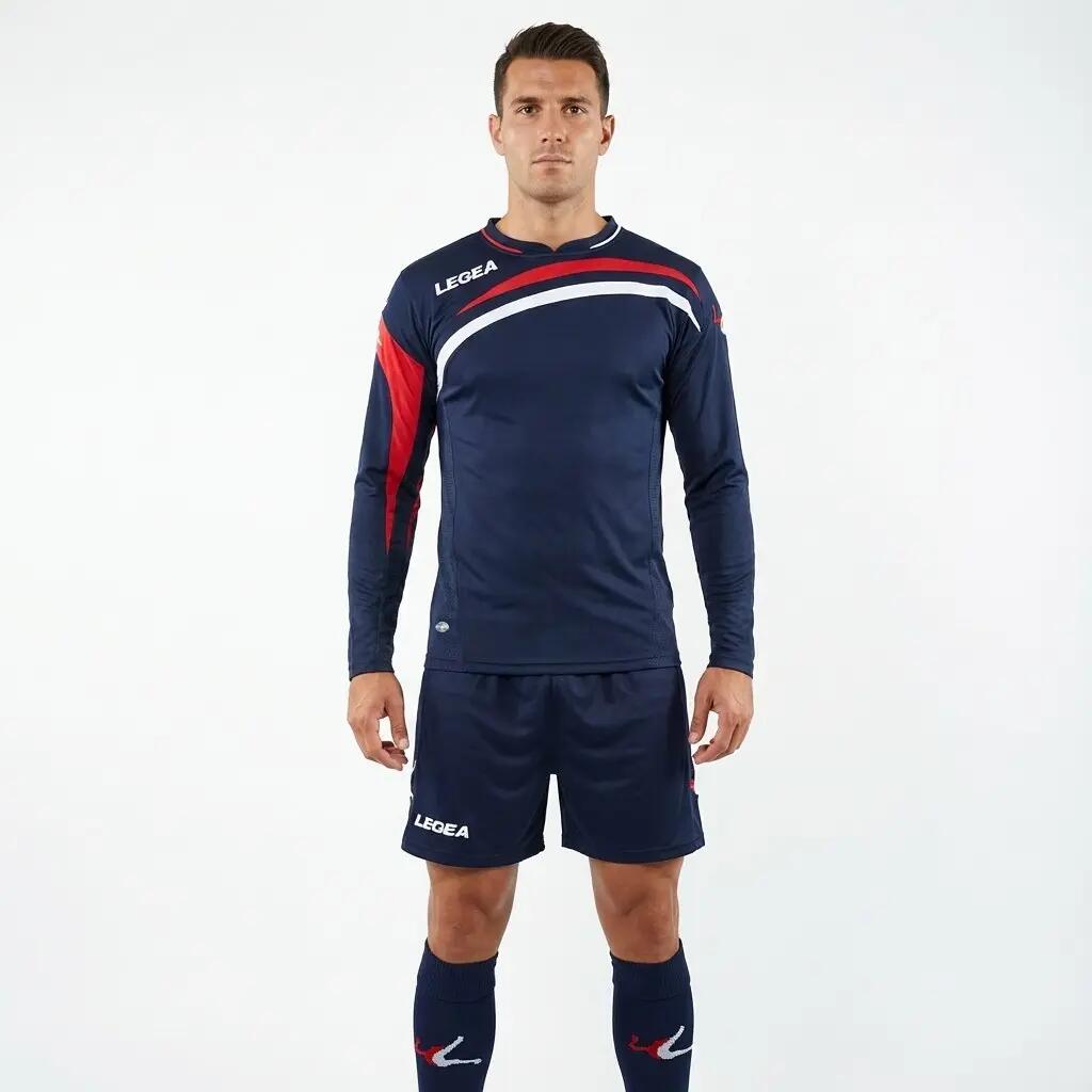 Men's Football Training Kit Blue-Red 2/3