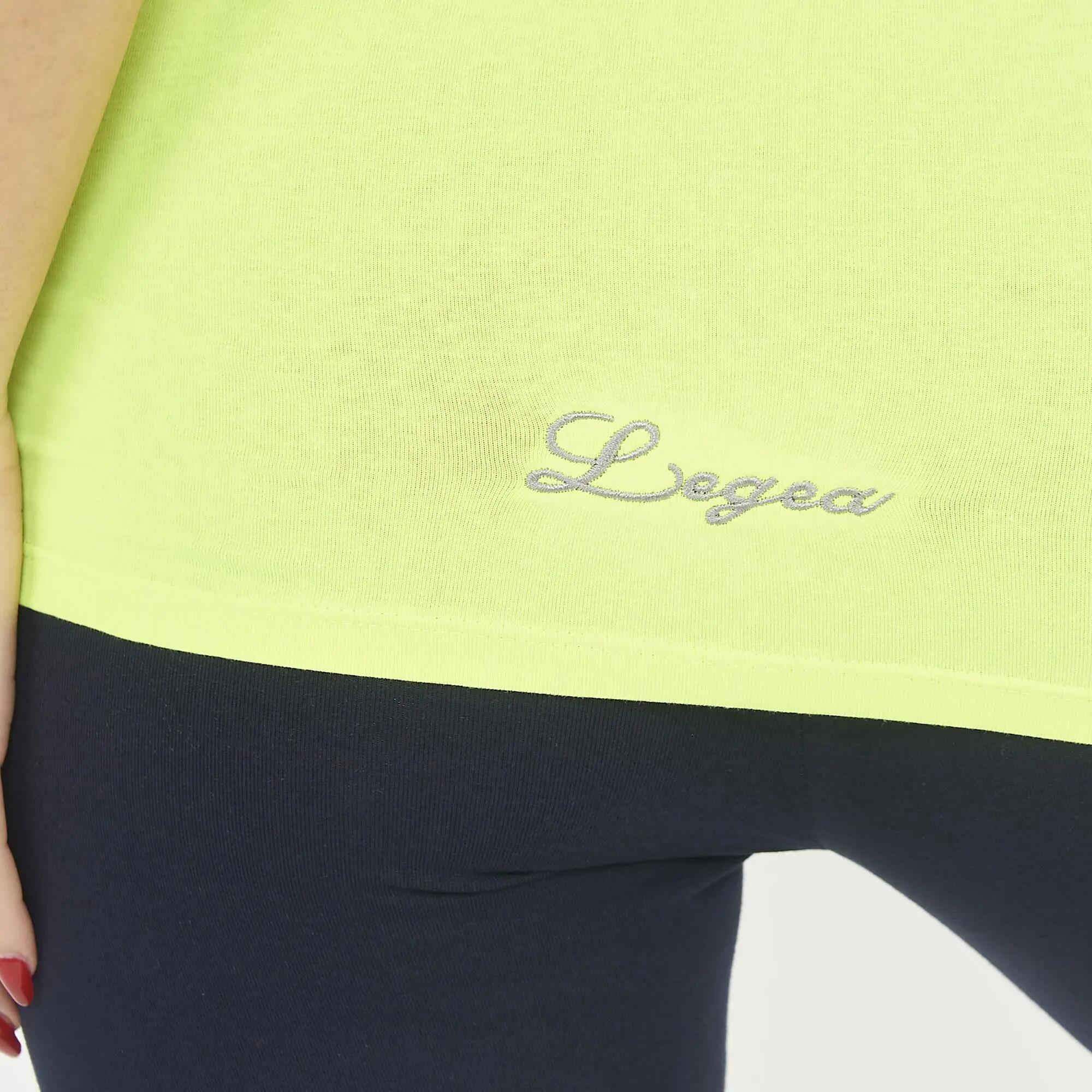 Regata De Ginástica Feminina Raita Amarelo Neon 5/6