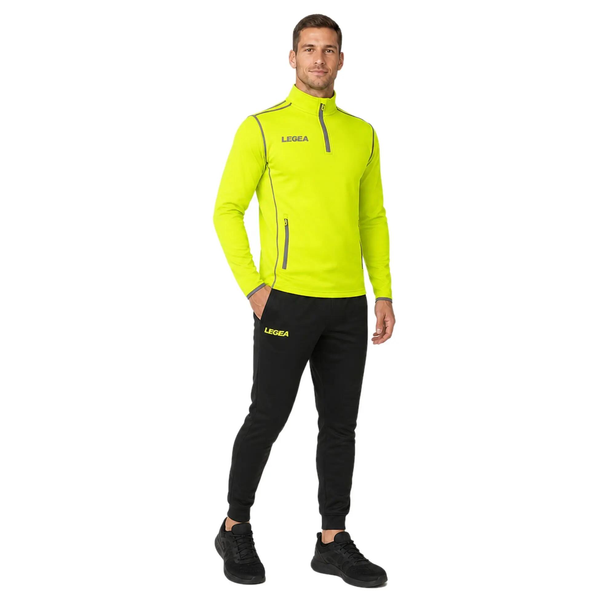 Camiseta de running Ibaka con orificios para pulgar y media cremallera 3/3