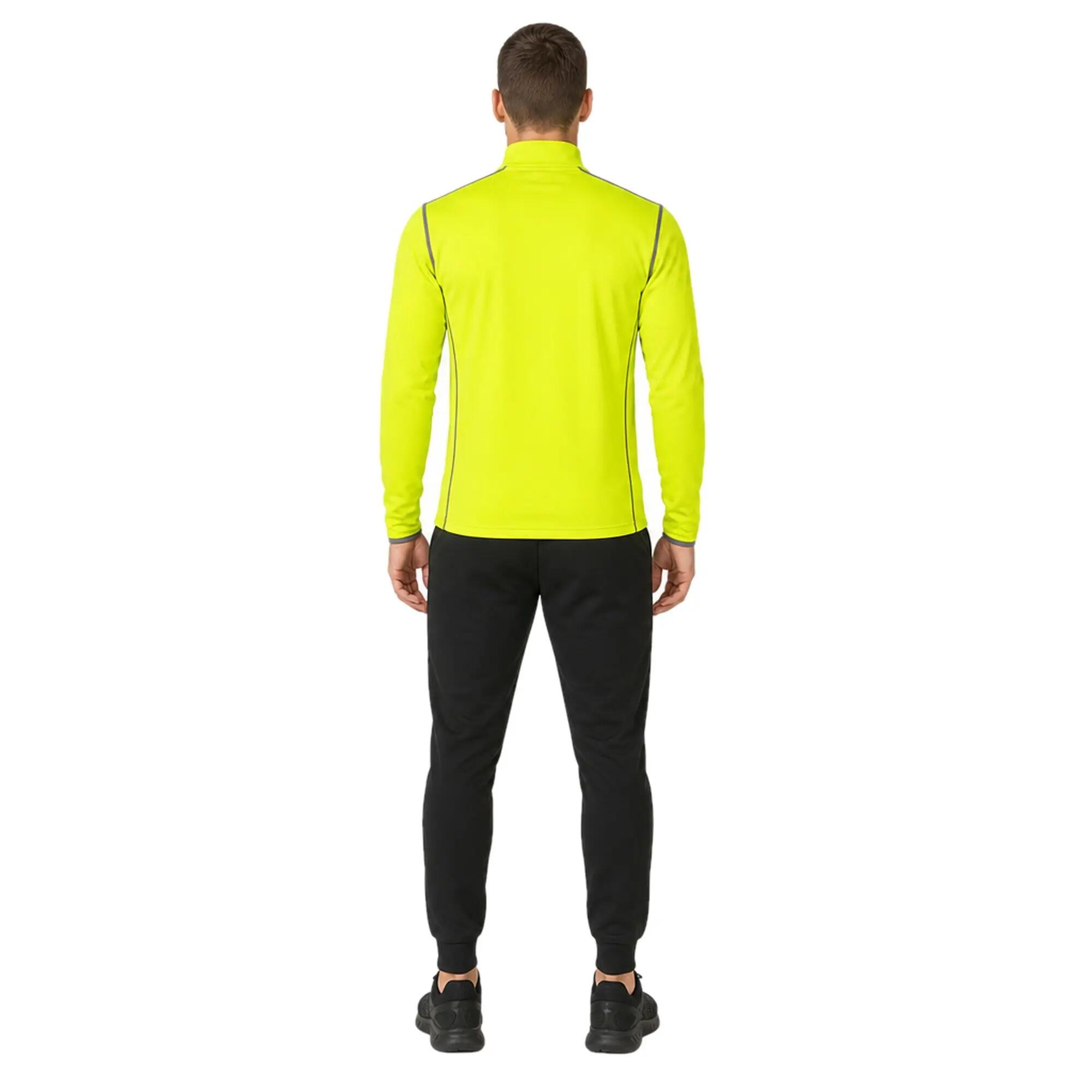 Camiseta de running Ibaka con orificios para pulgar y media cremallera 2/3