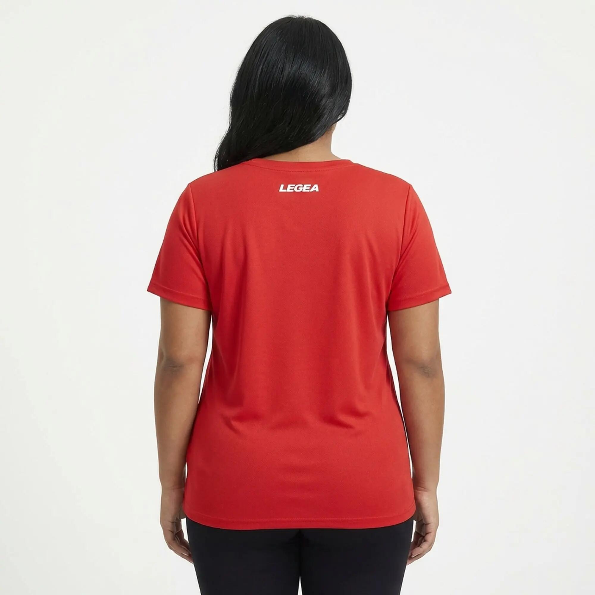 Women's Gym Cotton T-Shirt CILLENE Coral 2/8
