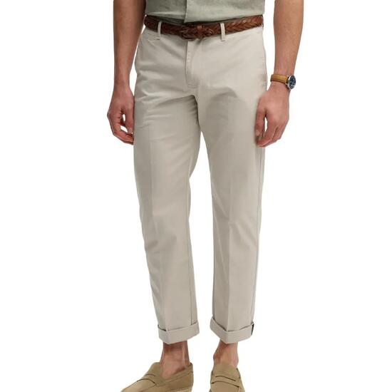 Pantalon Chino Beige Homme Superdry Premium
