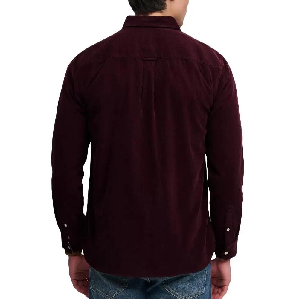 Camisa Burdeos Clásica Superdry para Hombre 3/3