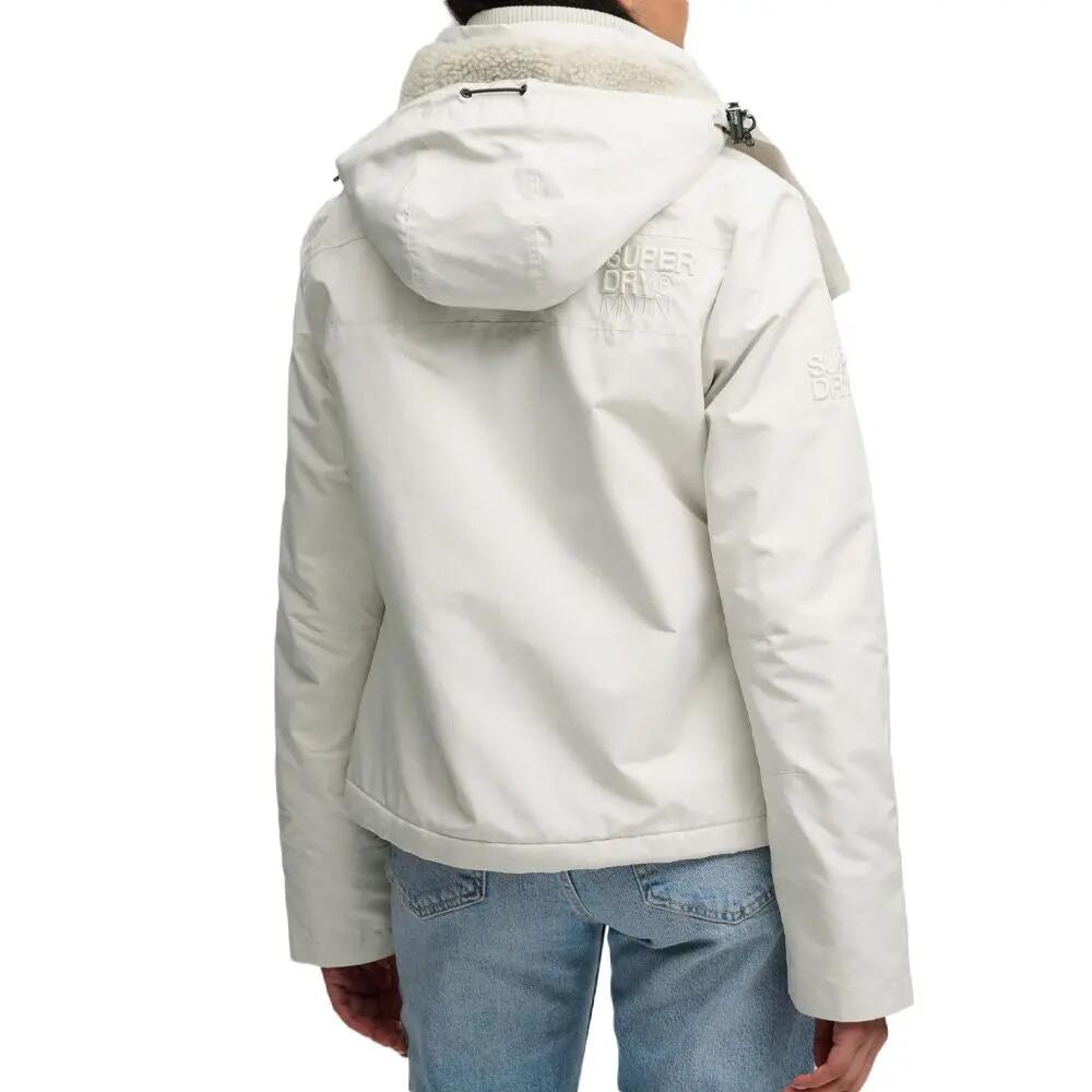 Giacca con Cappuccio Donna Superdry Arctic Ecru 3/3