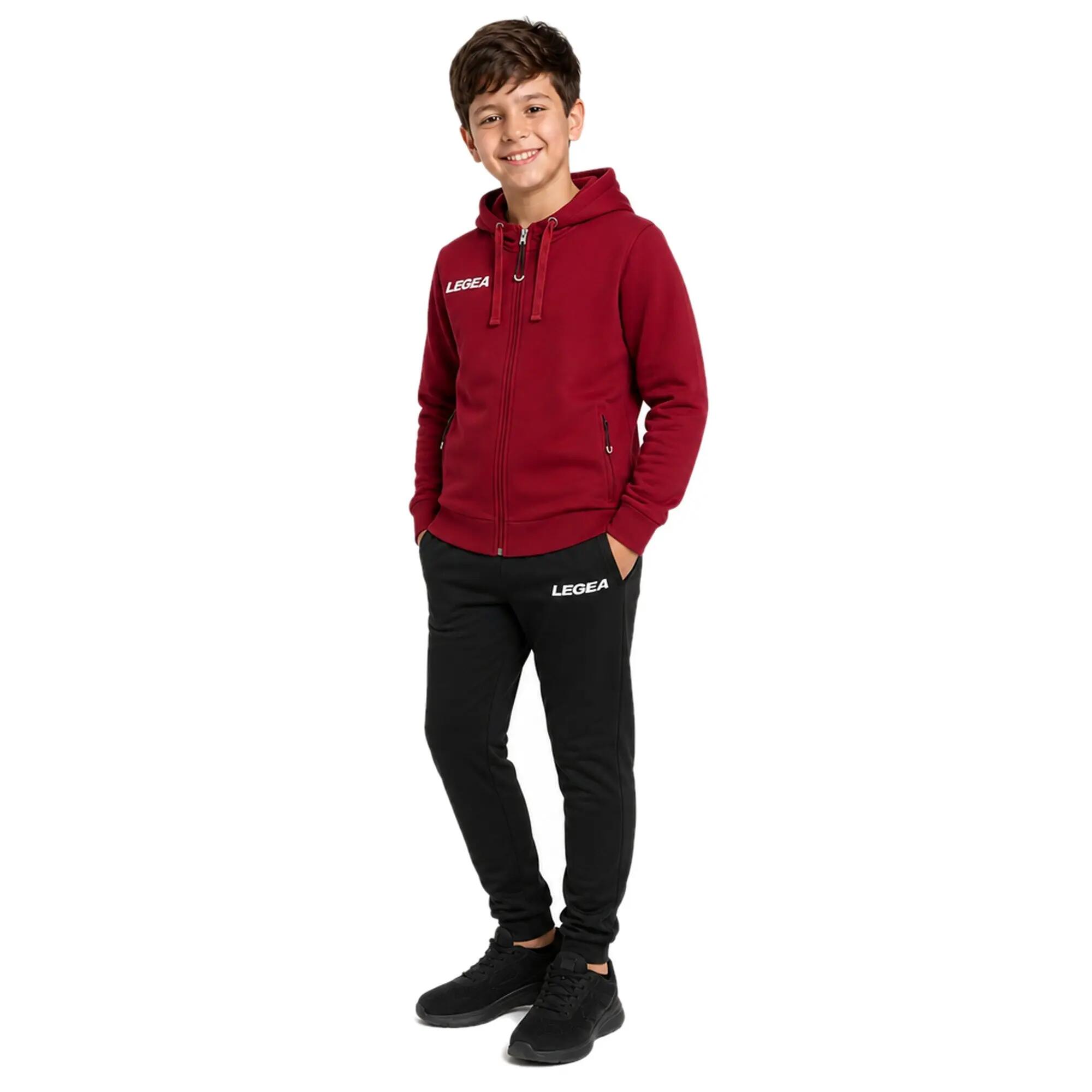 Chłopiec Bieganie Bluza Sarajevo Junior Full Zip Granatowa 3/5