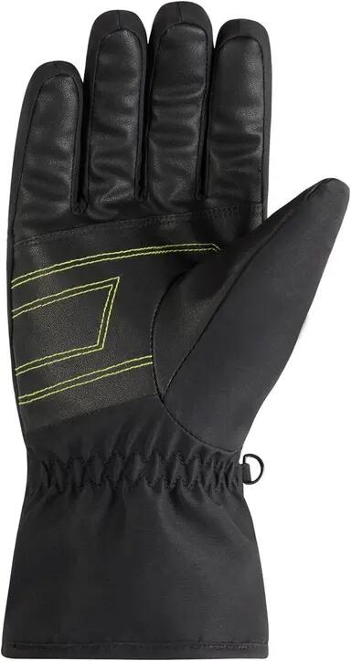 Rękawice Ziener Gevin black/lime rozm.  9 3/3