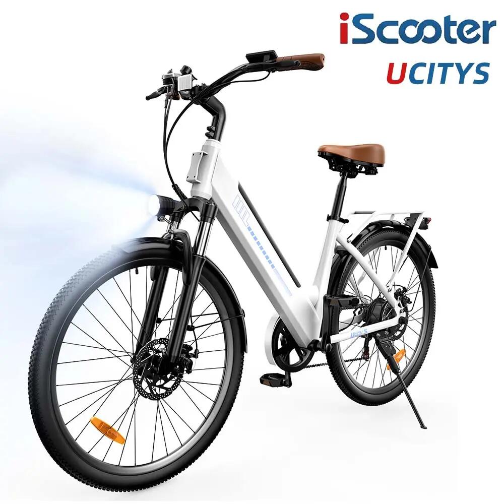 Elektrický bicykel pre dospelých UCITYS: 26” pneumatika, batéria 36V 13Ah.