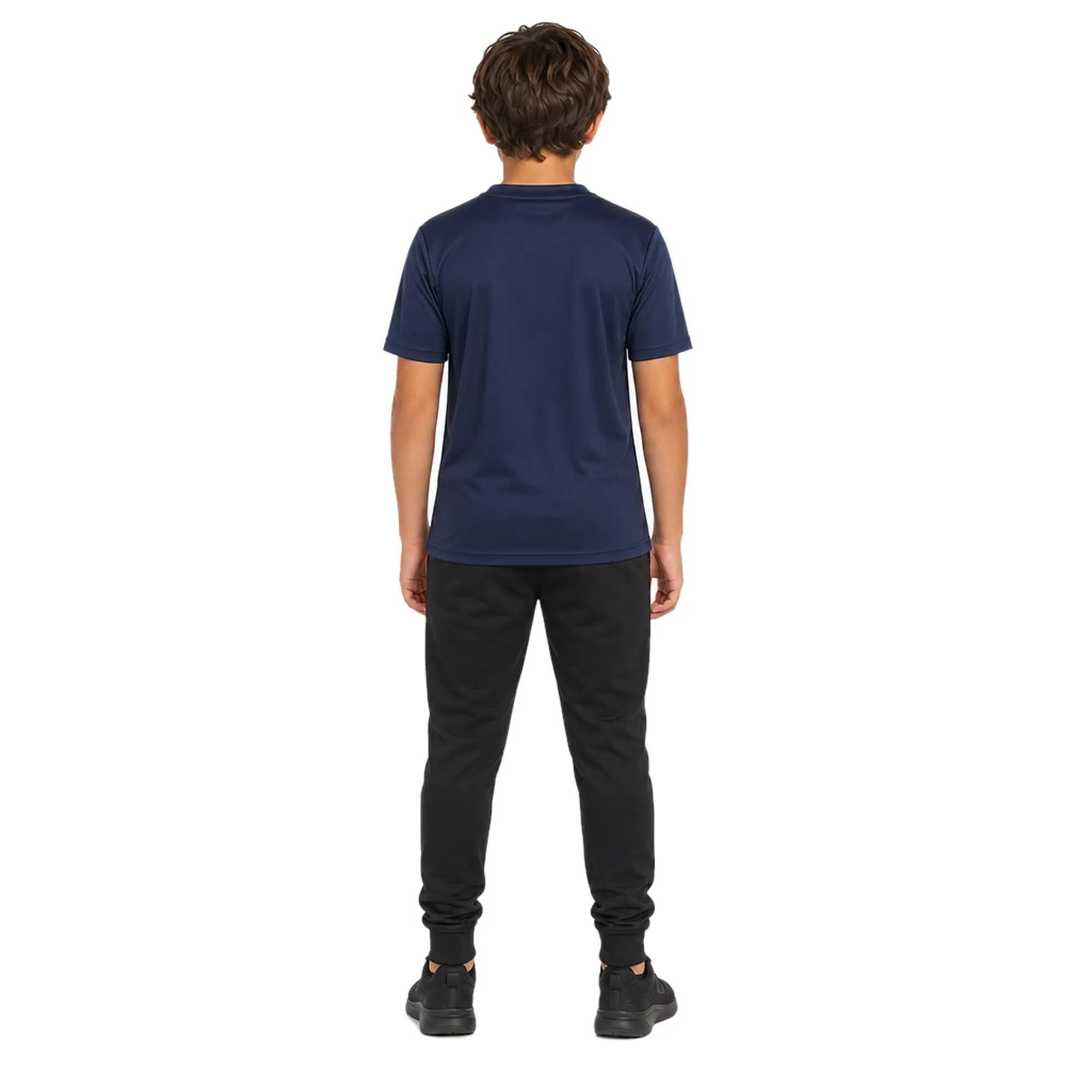 Camiseta de running Pristina MC respirável azul-branco Junior 6/10