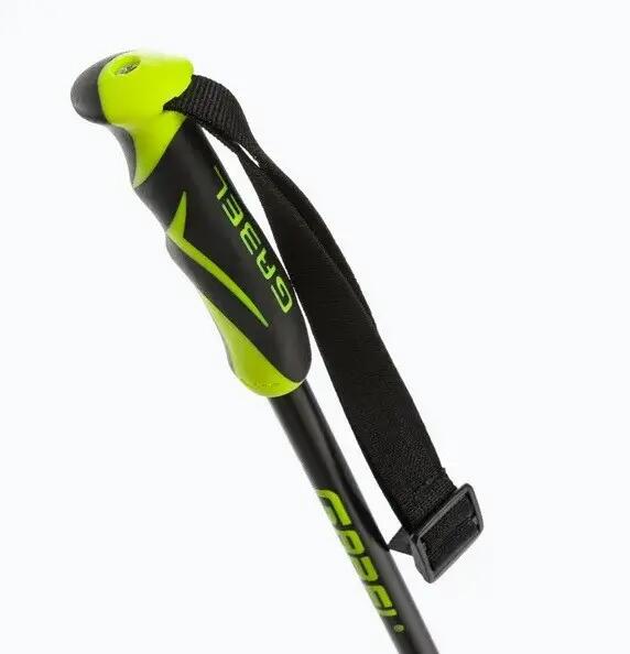Kije narciarskie zjazdowe Gabel CVX Black/Yellow 120 cm 3/3