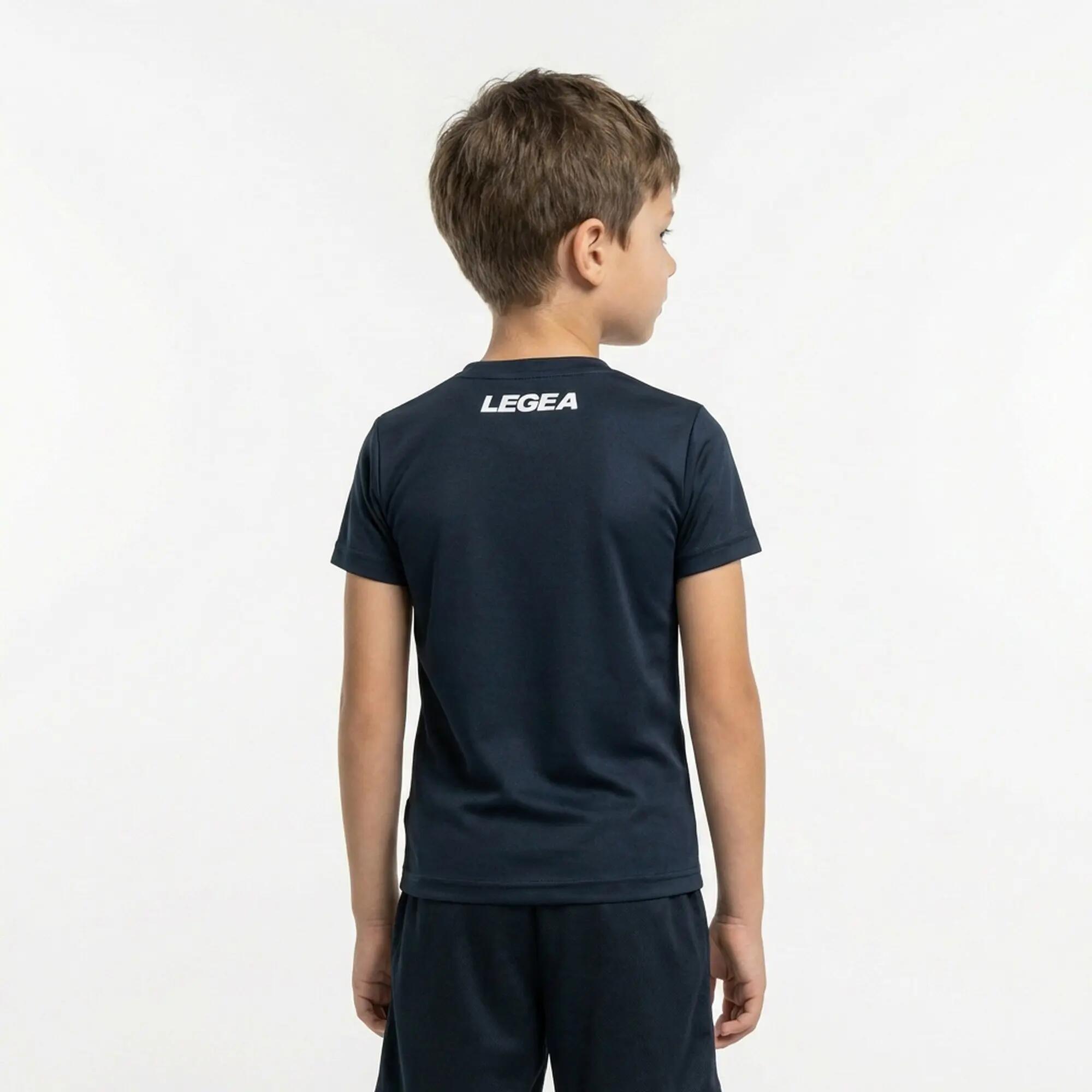 Camiseta de running Pristina MC respirável azul-branco Junior 2/10