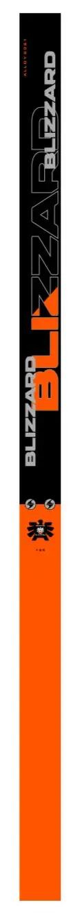 Kije narciarskie Allmountain Blizzard neon orange 115 cm 3/6